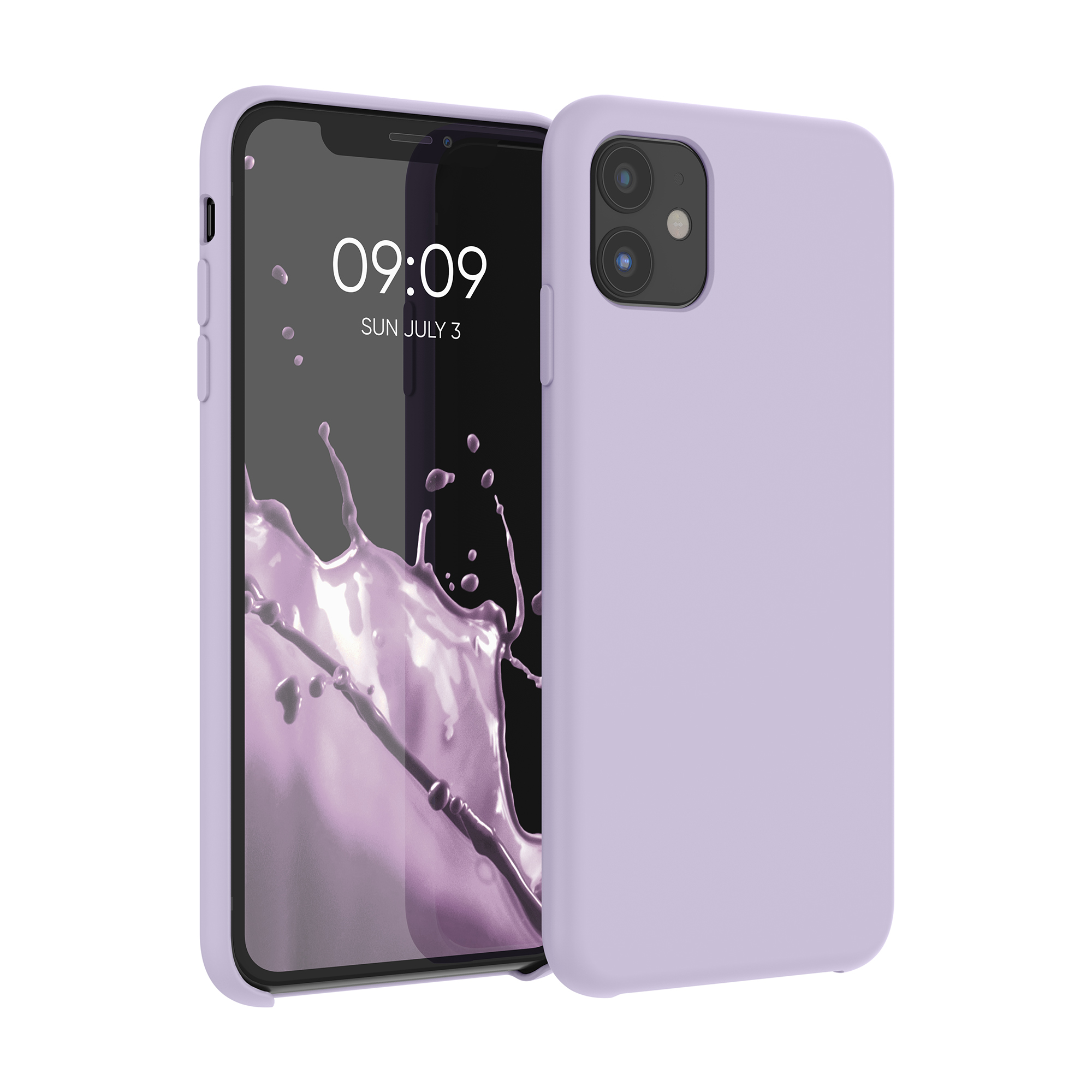 Kryt na mobil kwmobile iPhone 11 - Wireless Charging Purple Cloud
