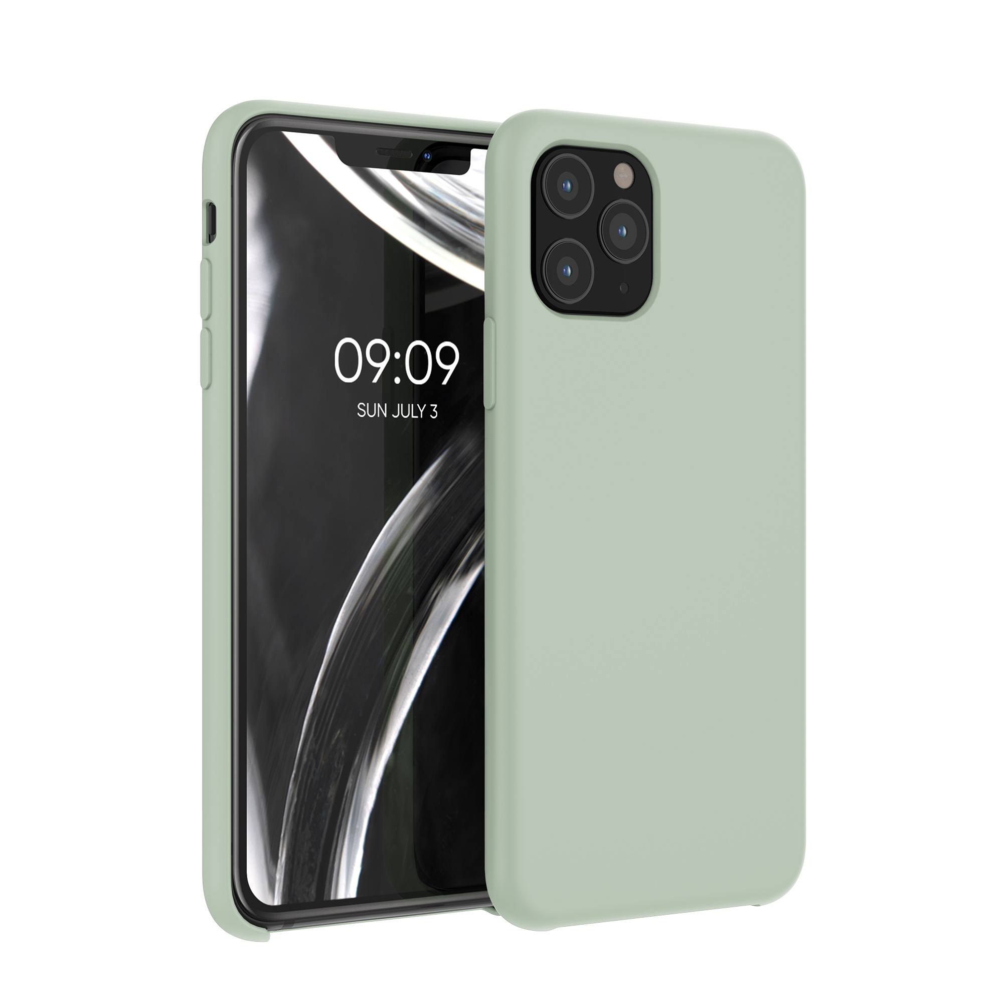 Kryt na mobil kwmobile iPhone 11 Pro - Wireless Charging Gray Green