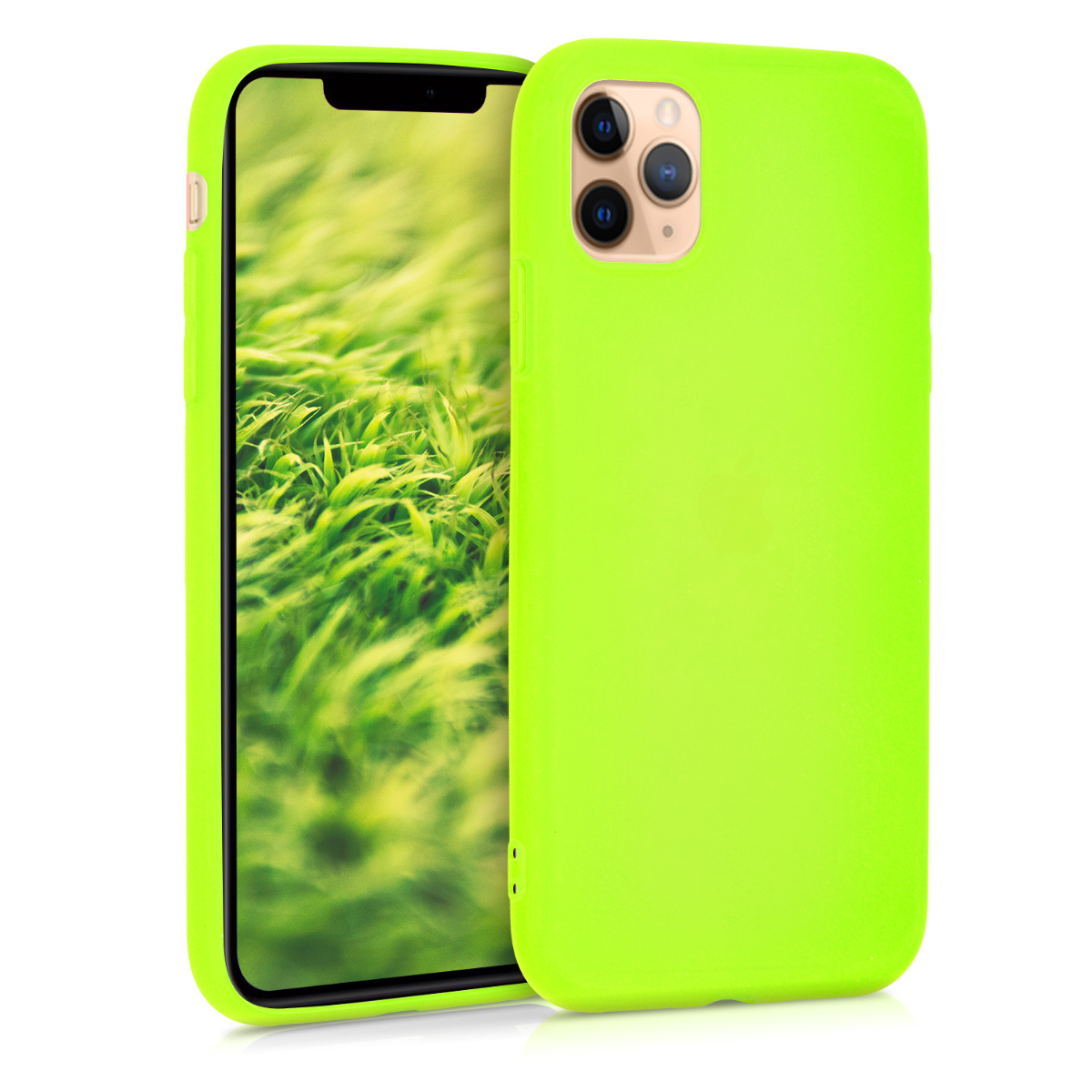 Kryt na mobil iPhone 11 Pro Max kwmobile TPU Neon žlutá