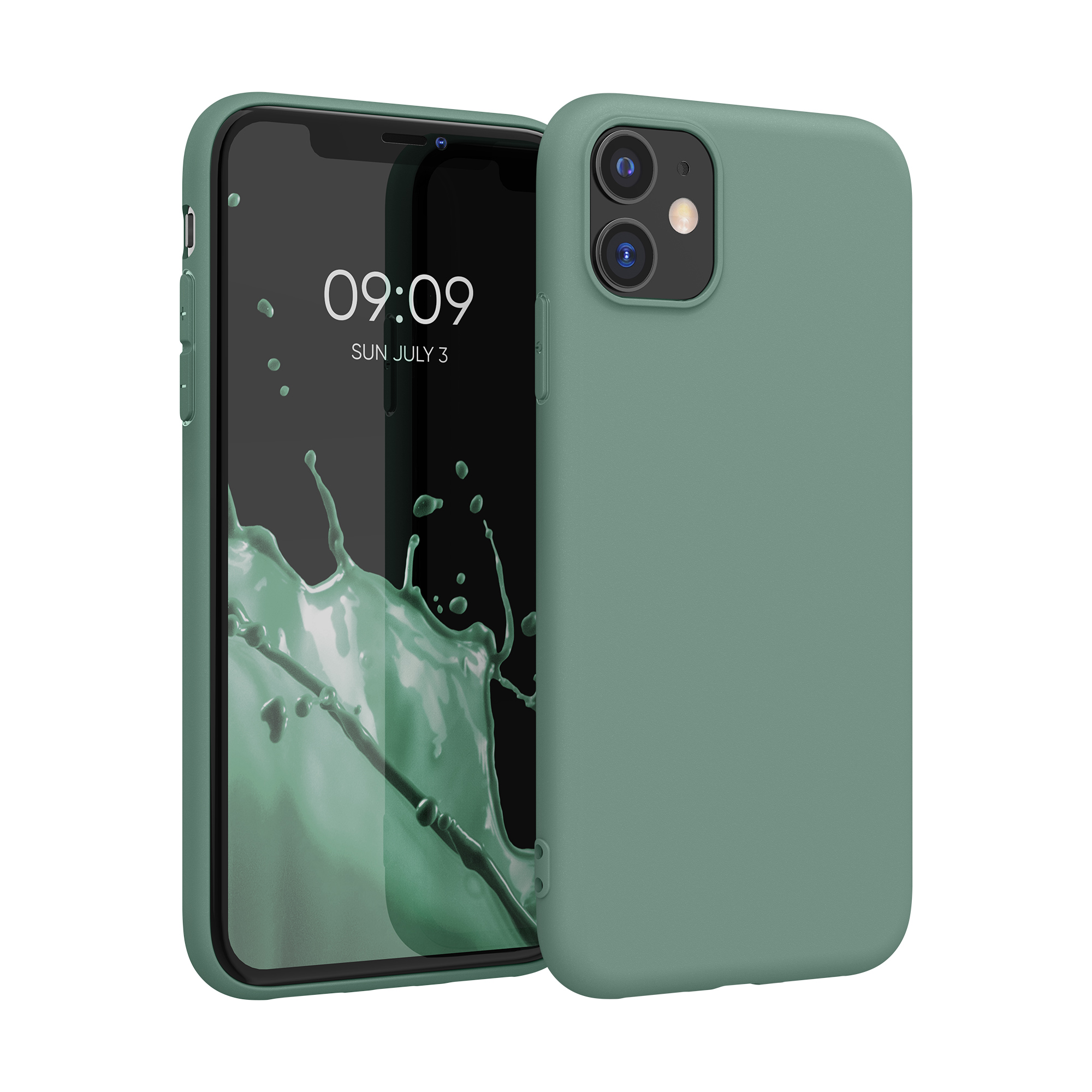 Kryt na mobil kwmobile iPhone 11 - lesní zelená