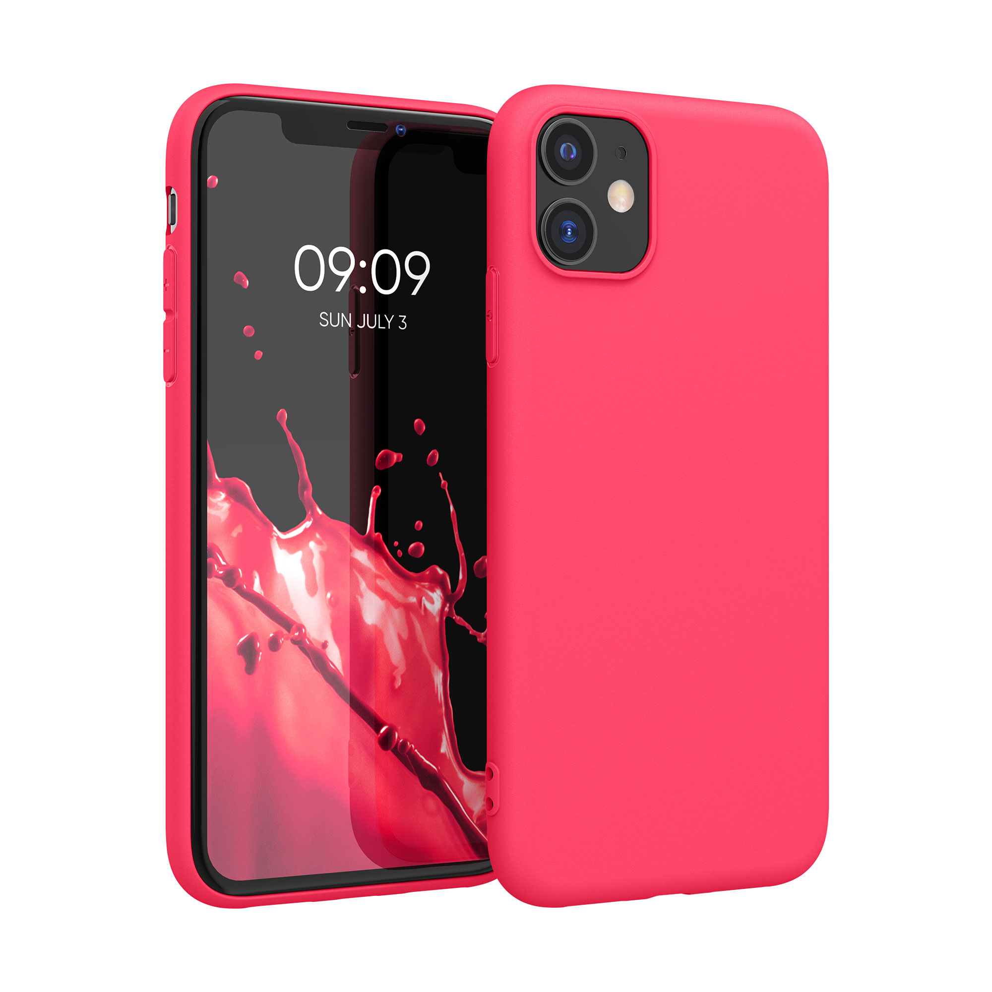 Pouzdro pro Apple iPhone 11 kwmobile TPU - sytá růžová