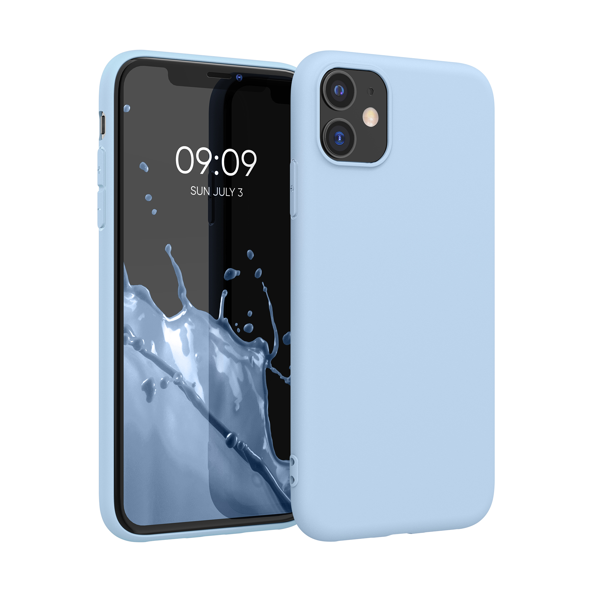 Kryt na mobil kwmobile iPhone 11 - matná světle modrá