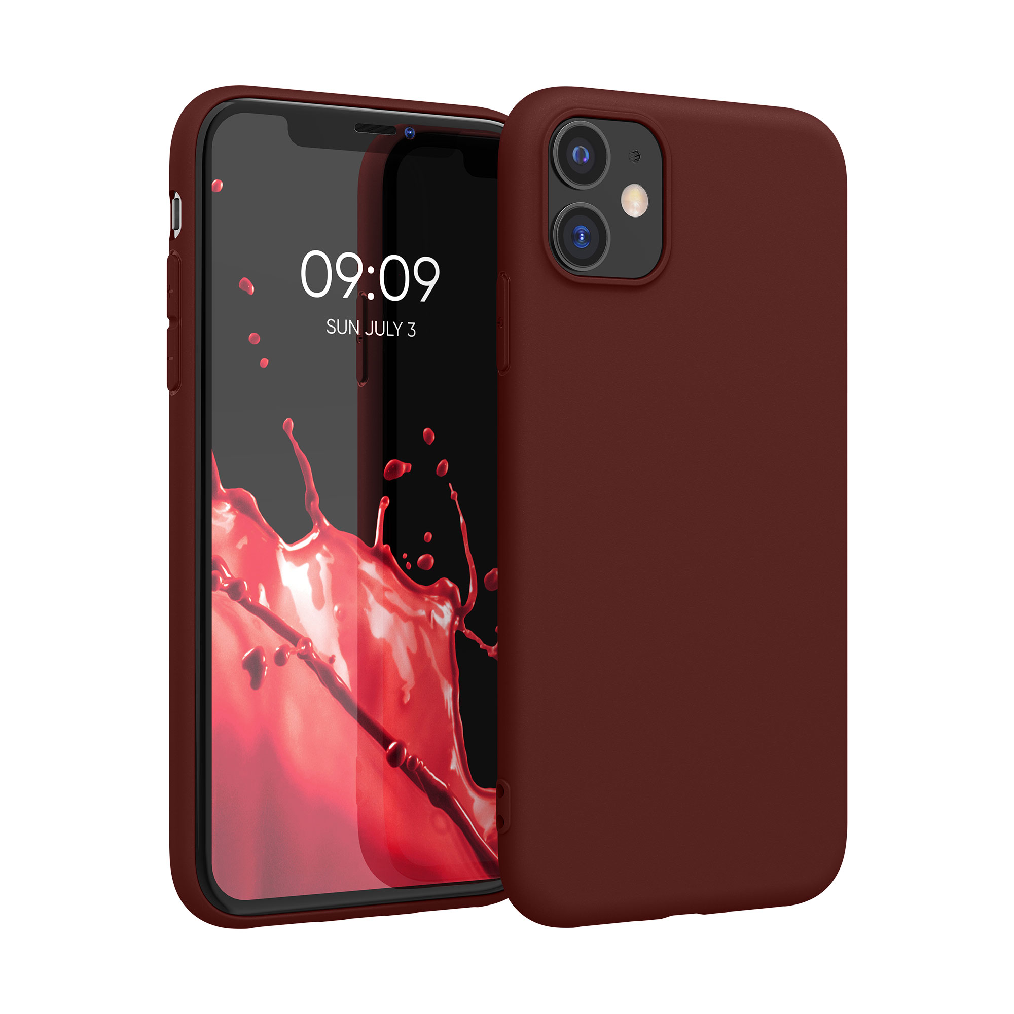 Pouzdro pro Apple iPhone 11 kwmobile TPU - vínově fialová