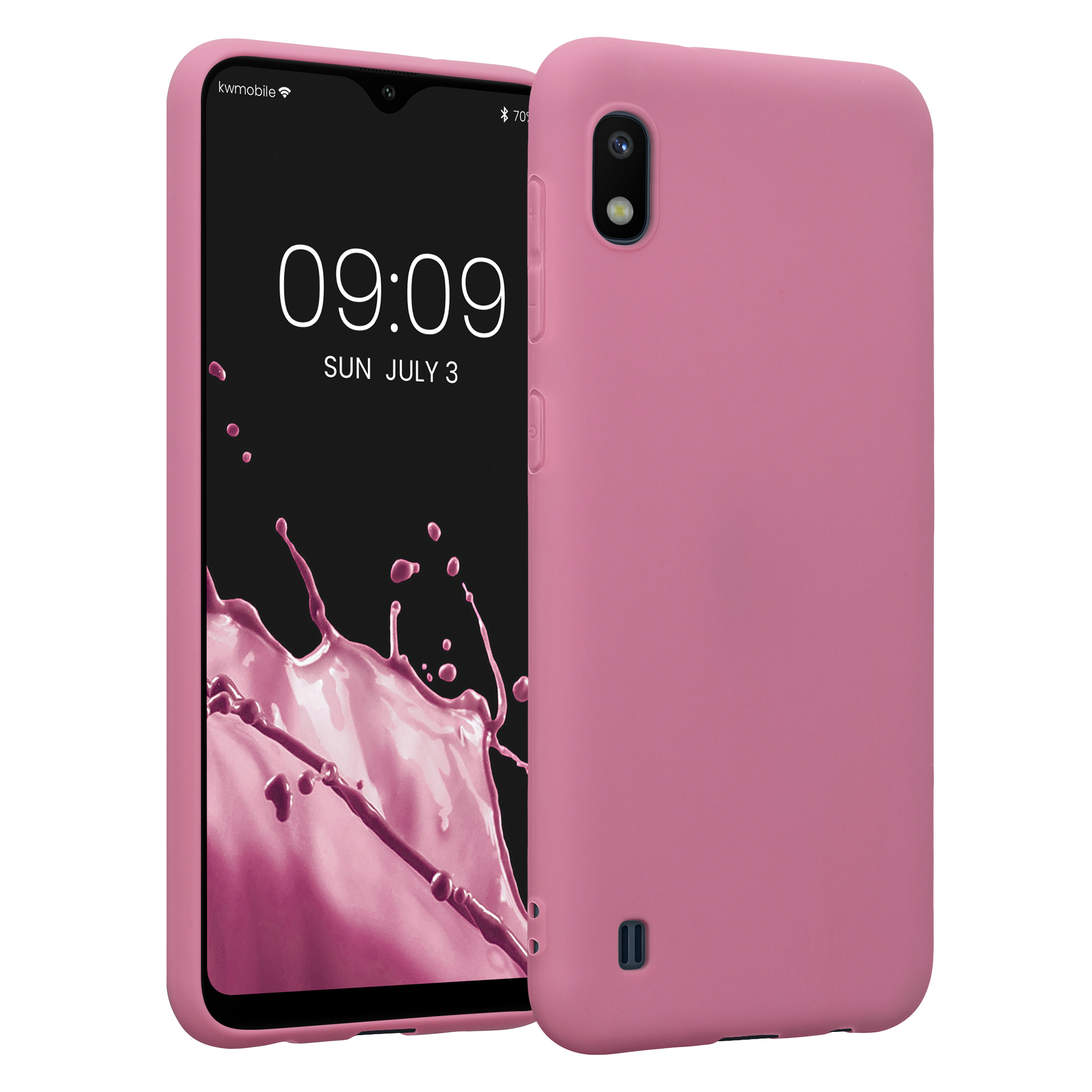 Kryt na mobil Samsung Galaxy A10 kwmobile TPU tmavě růžový