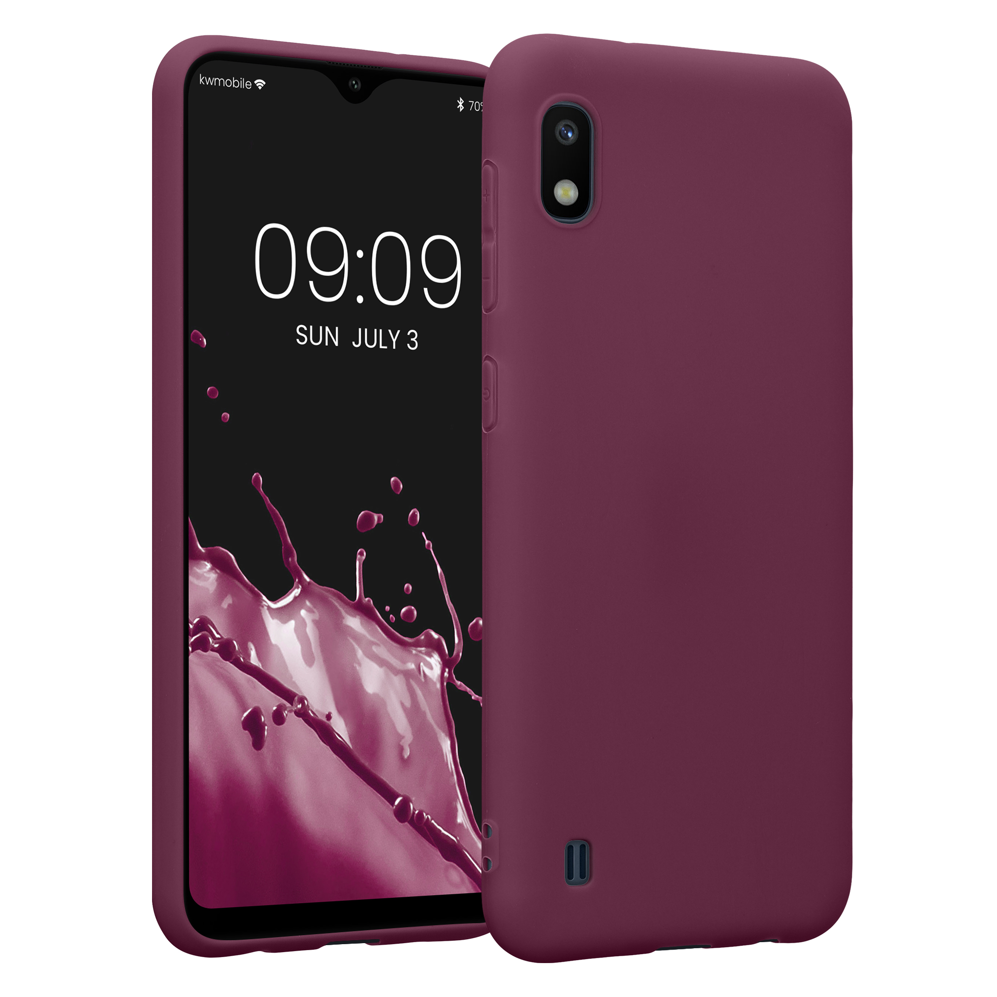 Kryt na mobil Samsung Galaxy A10 kwmobile TPU vínově fialový