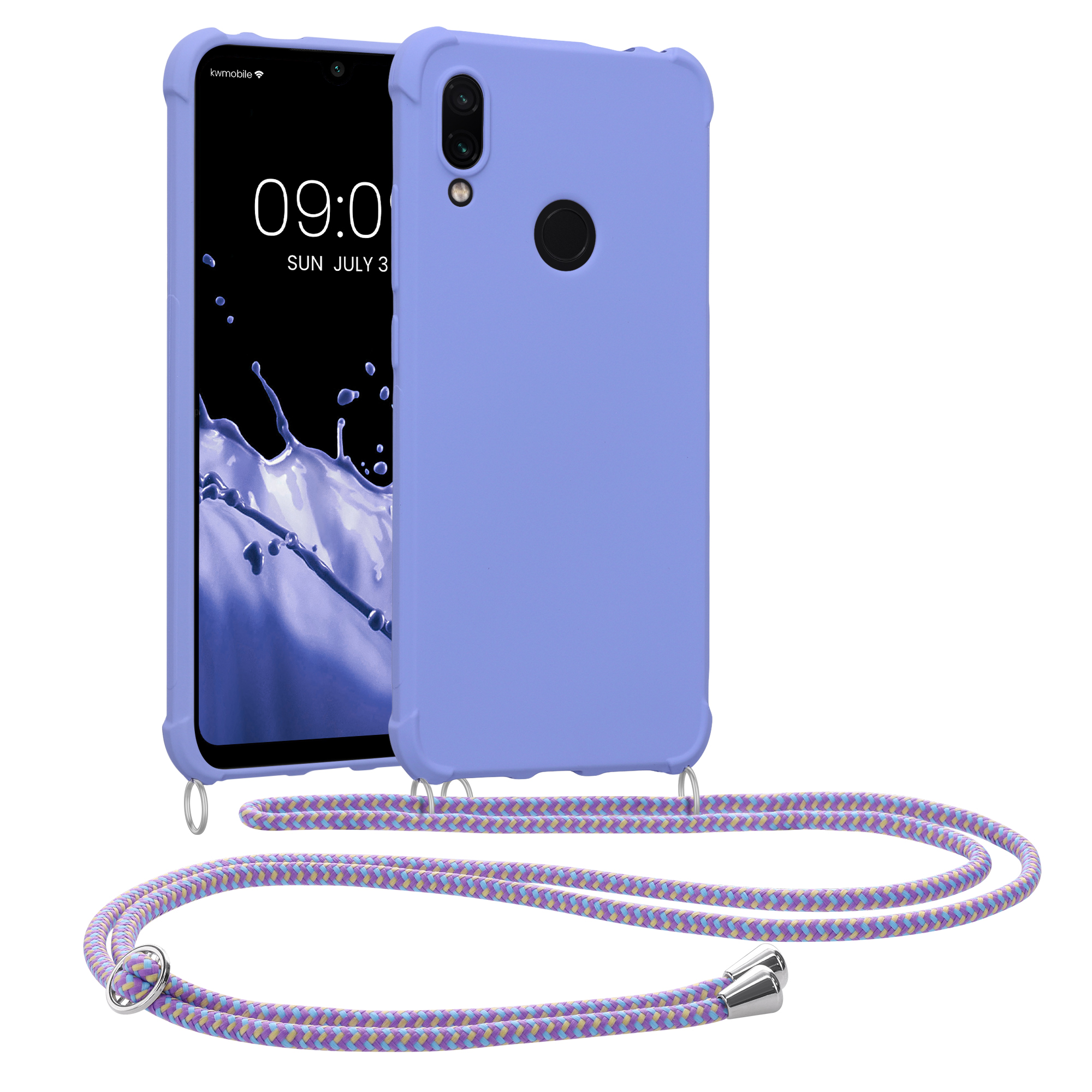 Crossbody kryt kwmobile pro Xiaomi Redmi Note 7 / Note 7 Pro - levandulová