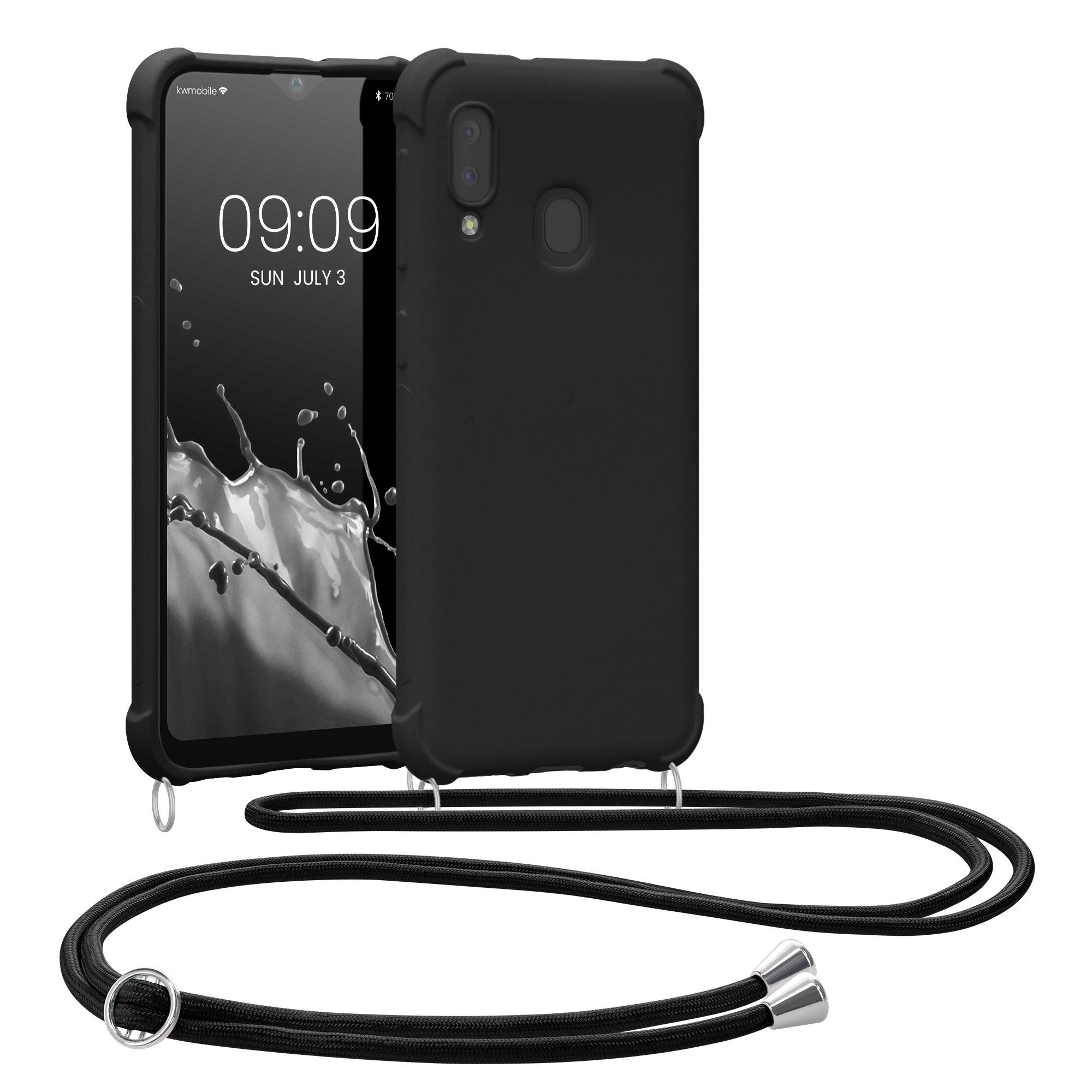 Crossbody kryt na mobil Samsung Galaxy A20e kwmobile černý
