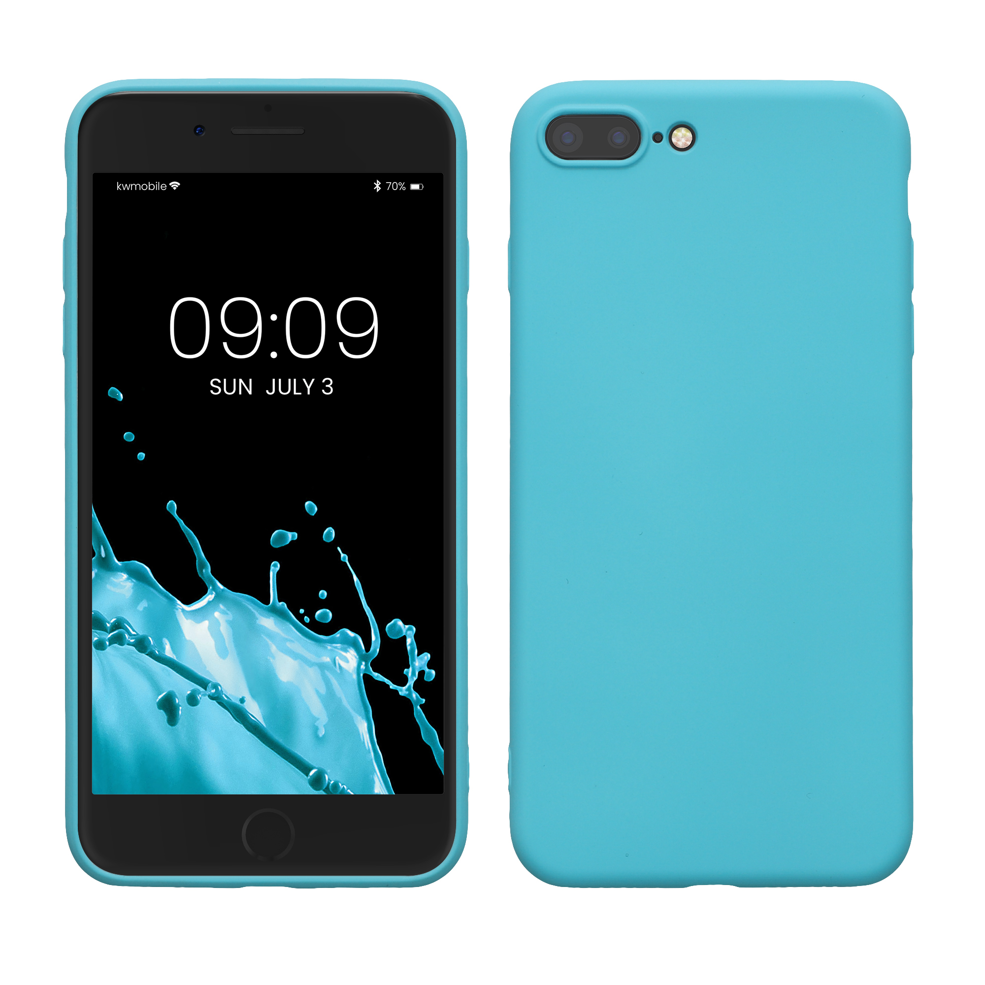 Silikonový kryt kwmobile pro Apple iPhone 7 Plus / iPhone 8 Plus - modrá