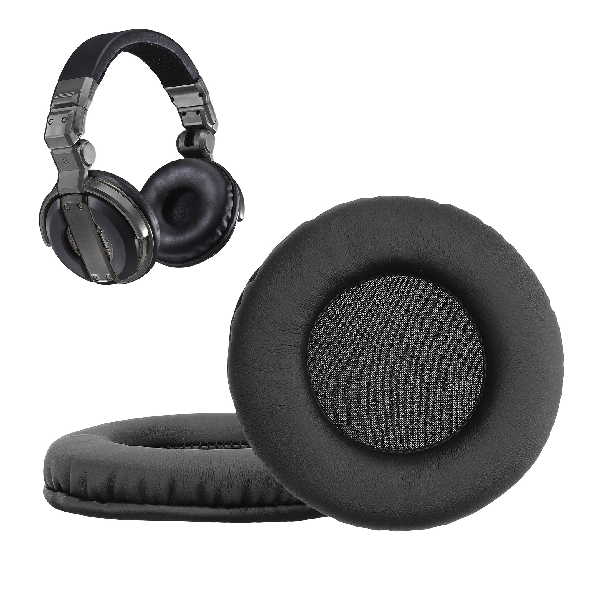 2x náušníky na sluchátka pro Pioneer HDJ-1000/HDJ-2000/HDJ-1500 kwmobile - černá