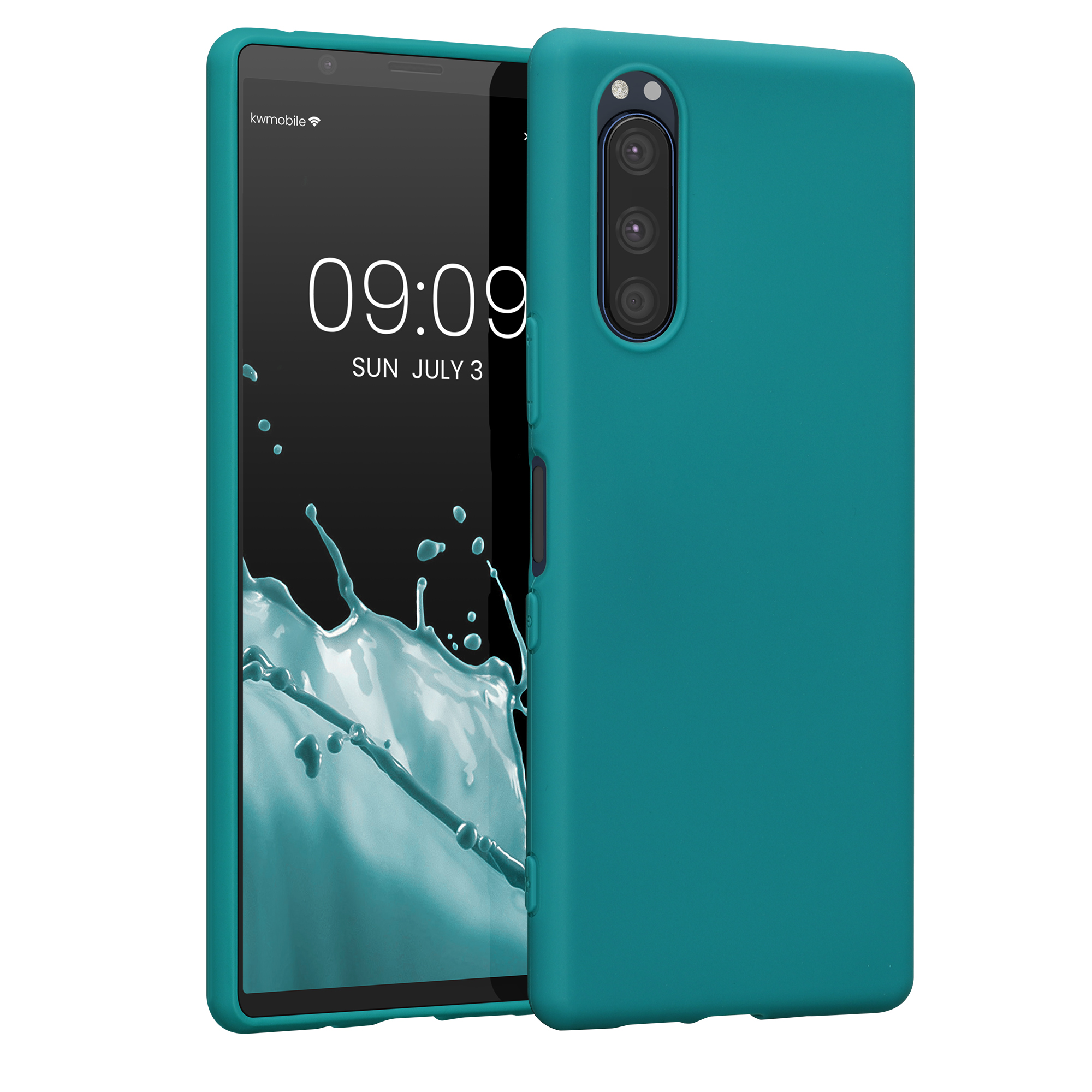 Kryt na mobil kwmobile - Sony Xperia 5 - matná petrolejová