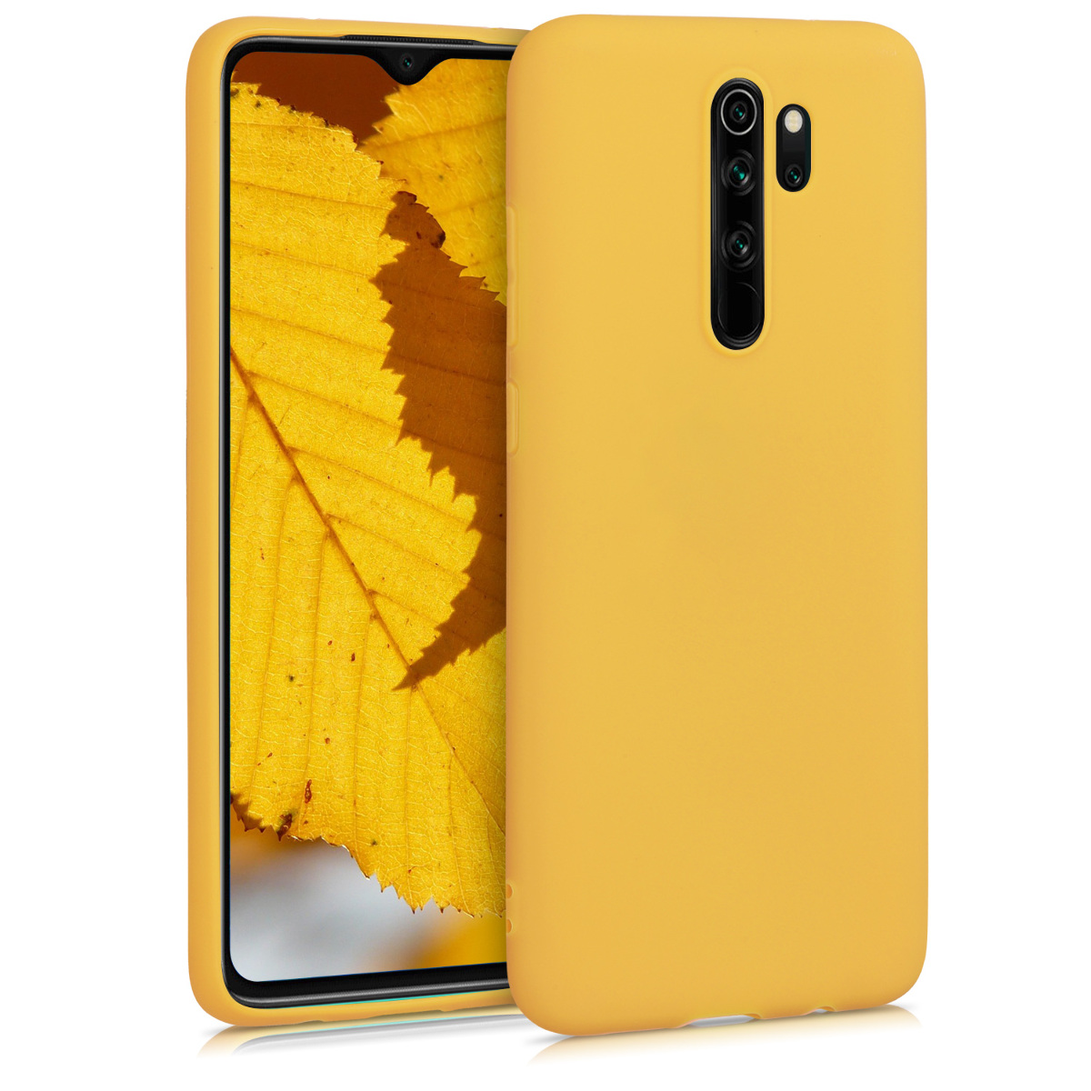 TPU kryt pro Xiaomi Redmi Note 8 Pro kwmobile ‑ medově žlutá
