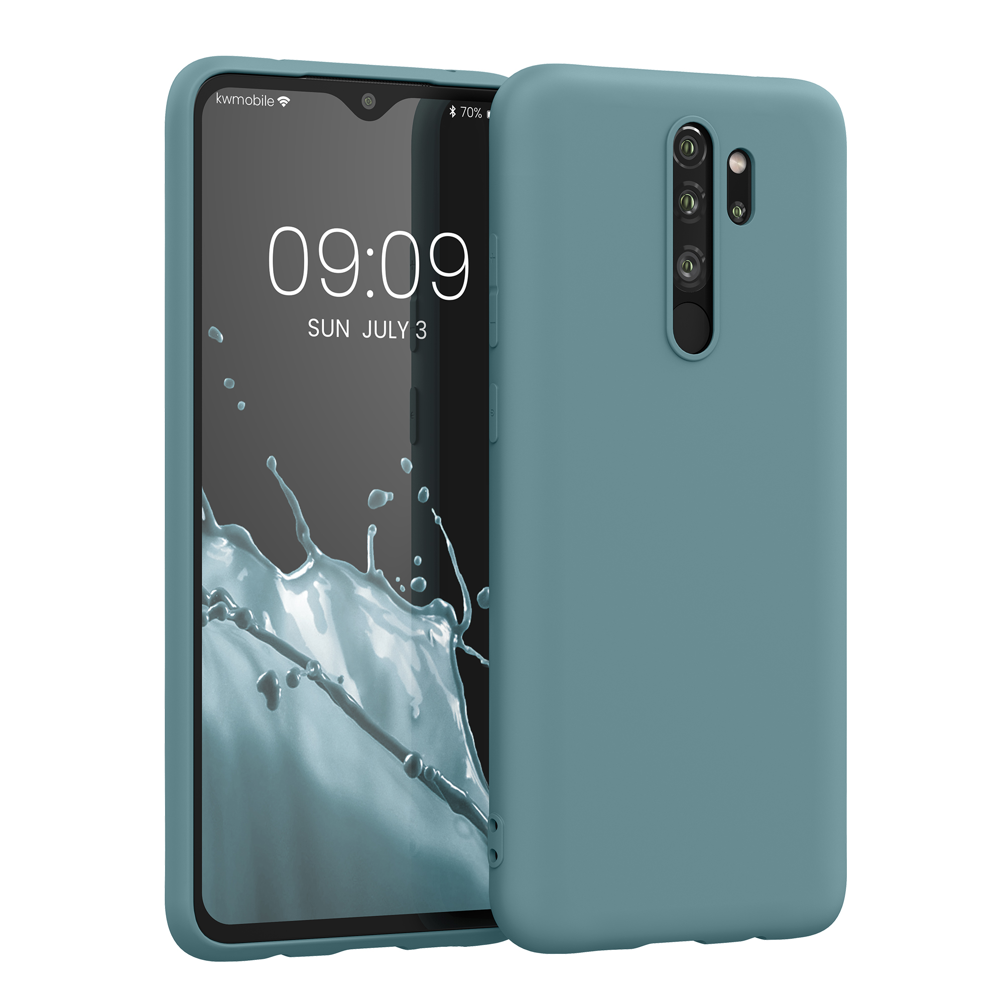 TPU kryt kwmobile pro Xiaomi Redmi Note 8 Pro - šedobéžová