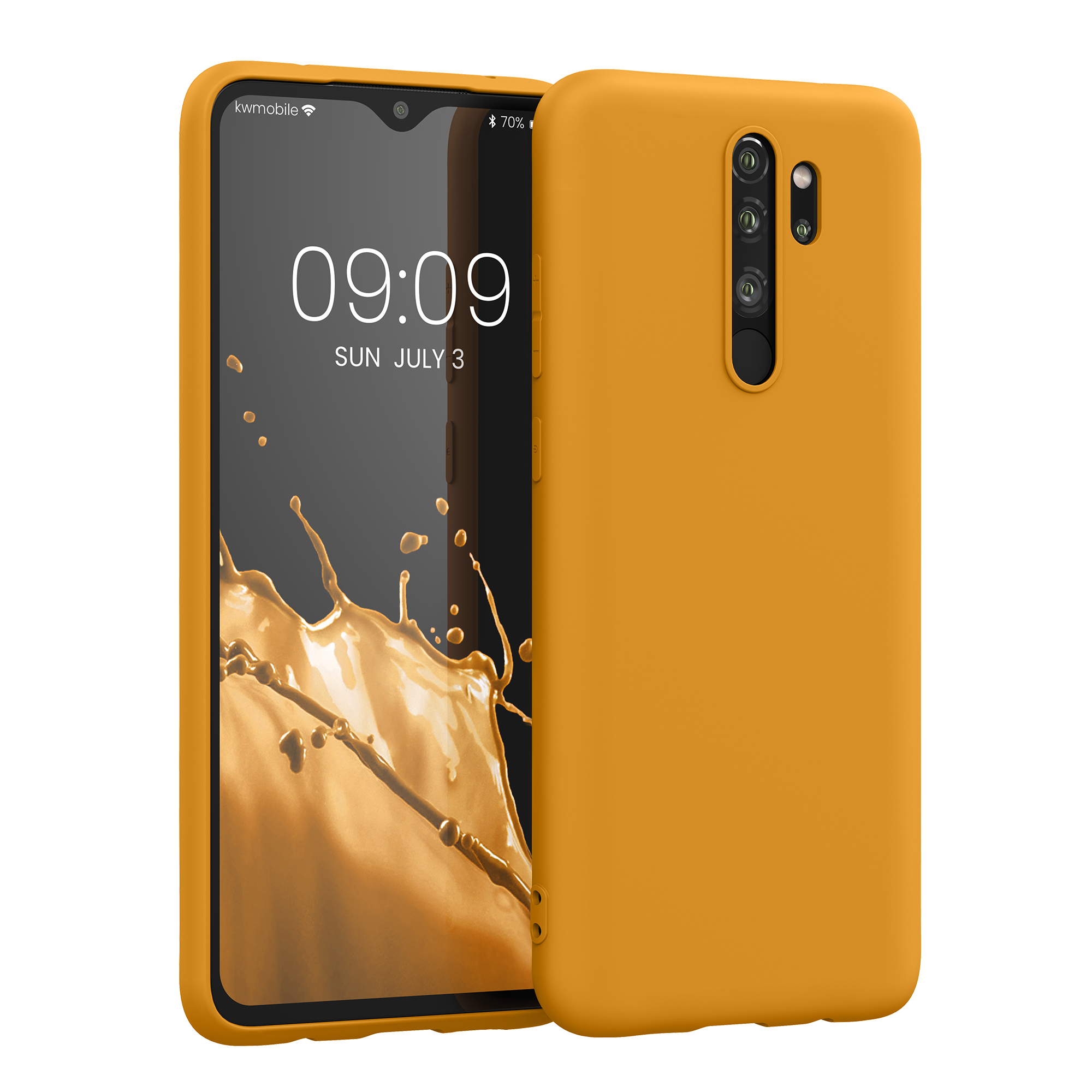 TPU kryt kwmobile pro Xiaomi Redmi Note 8 Pro - mango