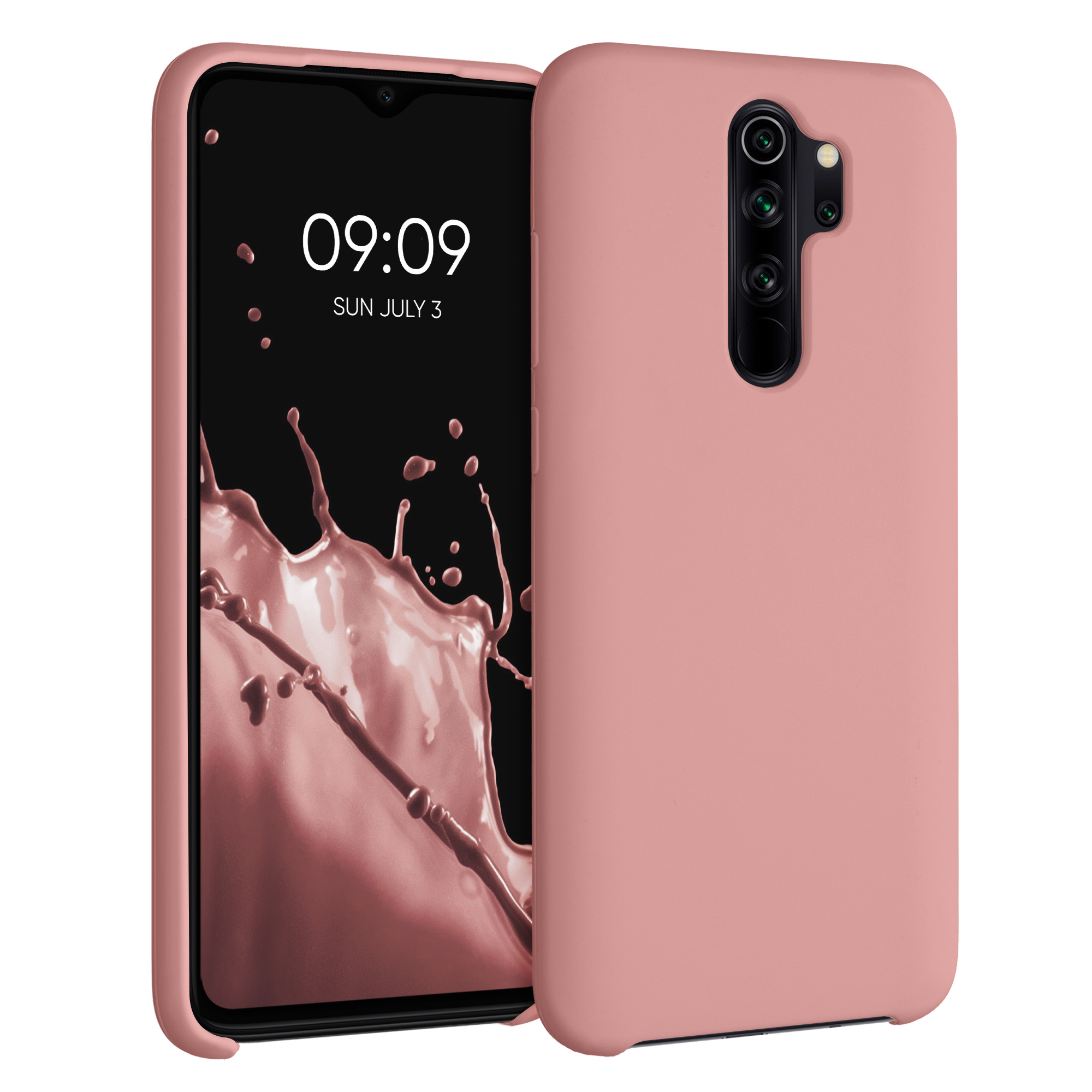 Pouzdro pro Xiaomi Redmi Note 8 Pro kwmobile silikonové - zimní růže