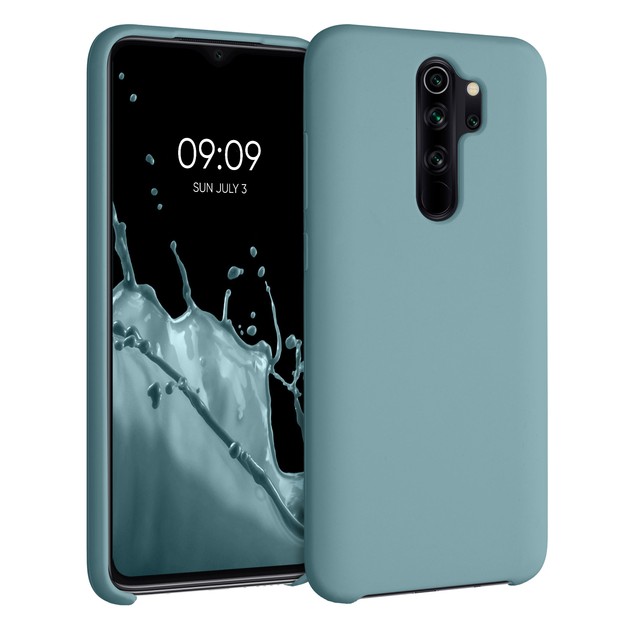 TPU kryt kwmobile pro Xiaomi Redmi Note 8 Pro - wireless charging arctic night
