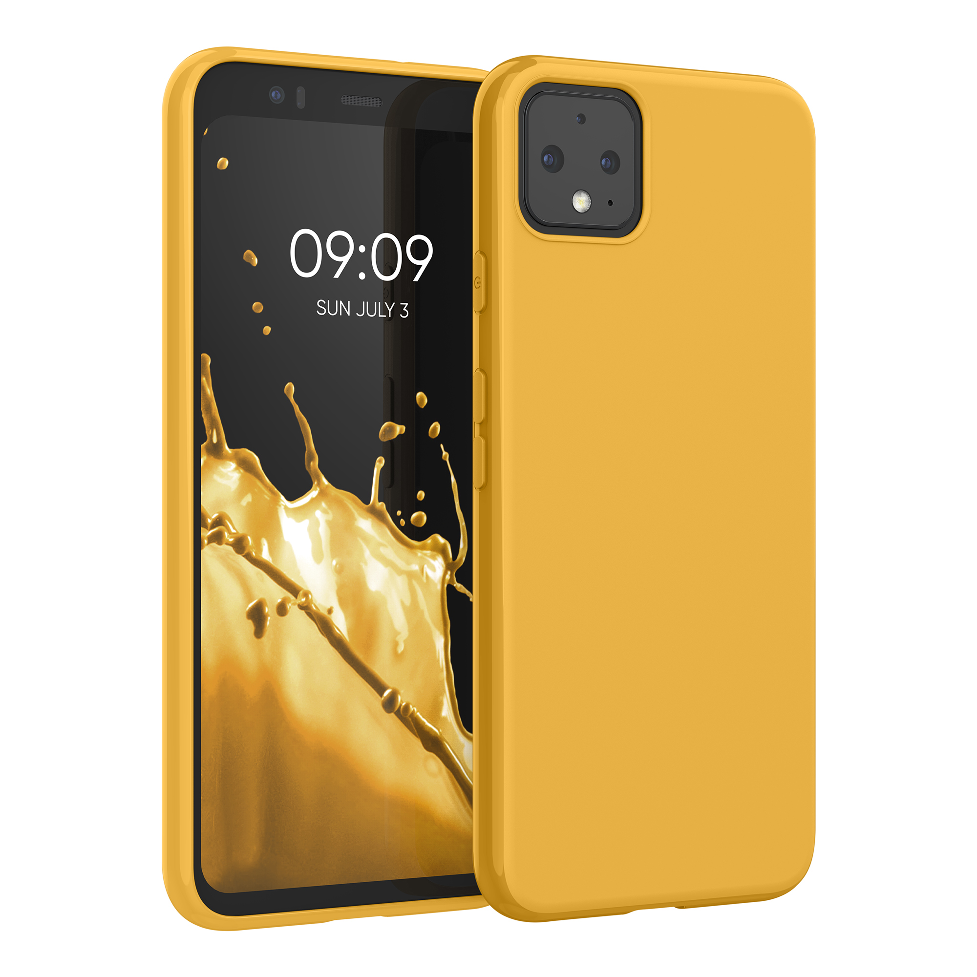 Zadní kryt kwmobile pro Google Pixel 4 - medově žlutá
