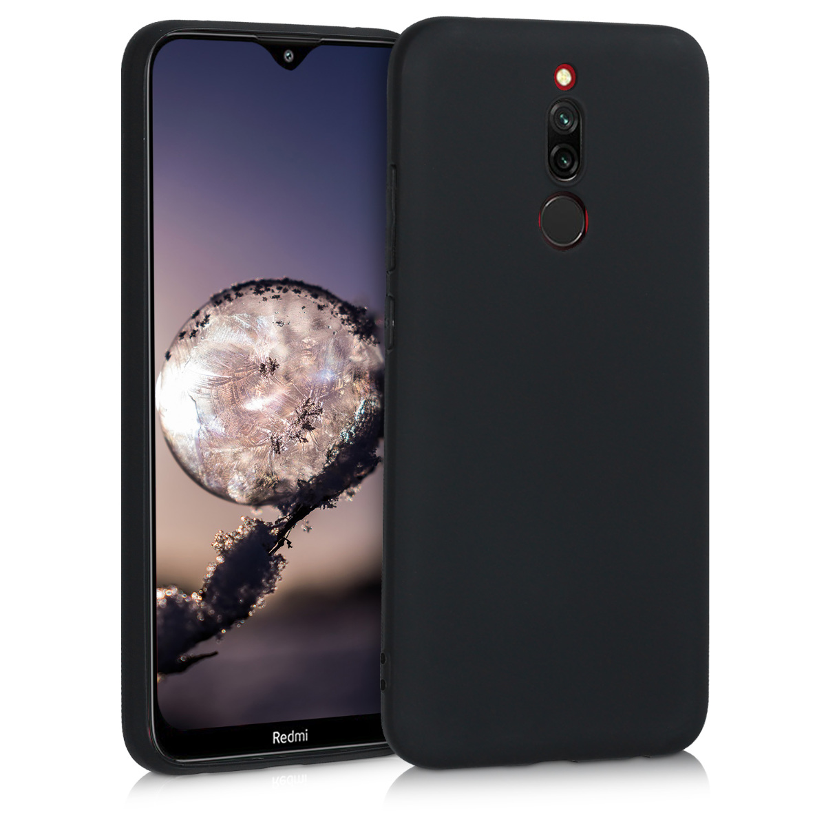 Kryt Xiaomi Redmi 8 silikonový TPU černá matná kwmobile