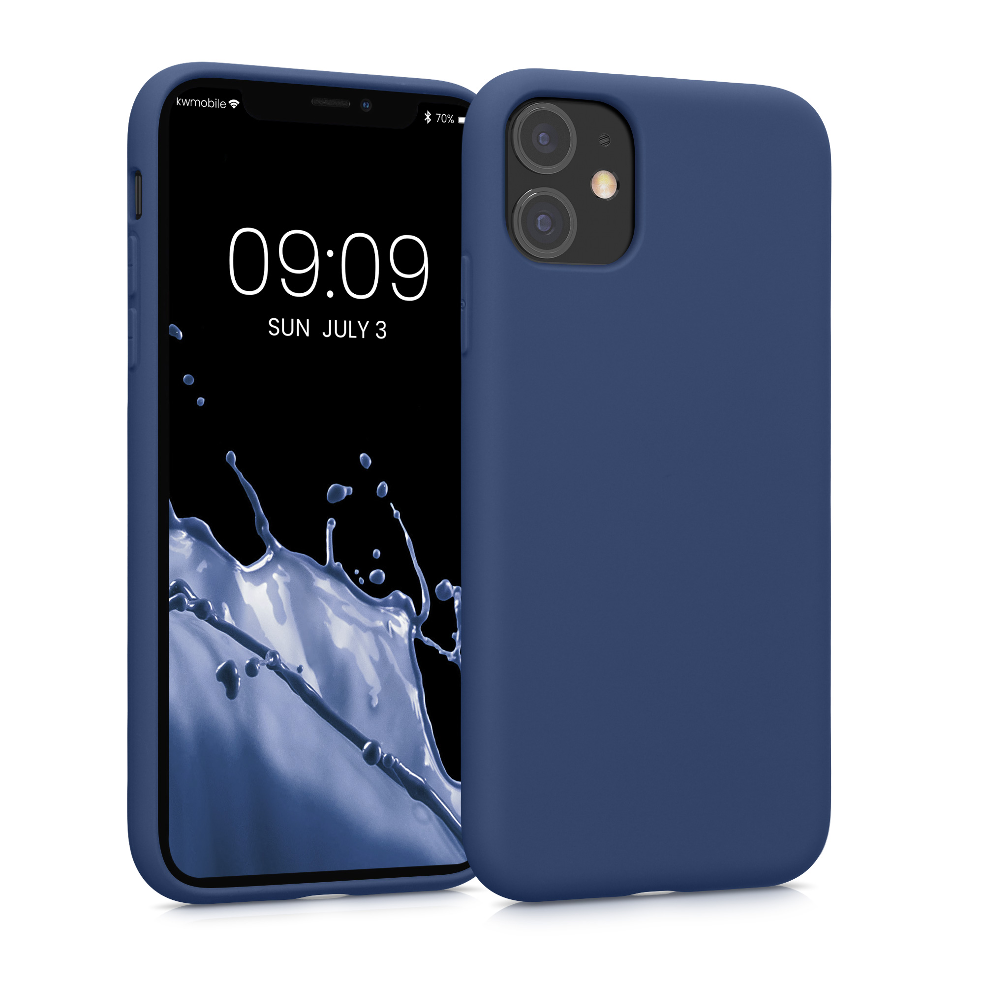 Kryt na mobil kwmobile iPhone 11 Case - námořnická modrá