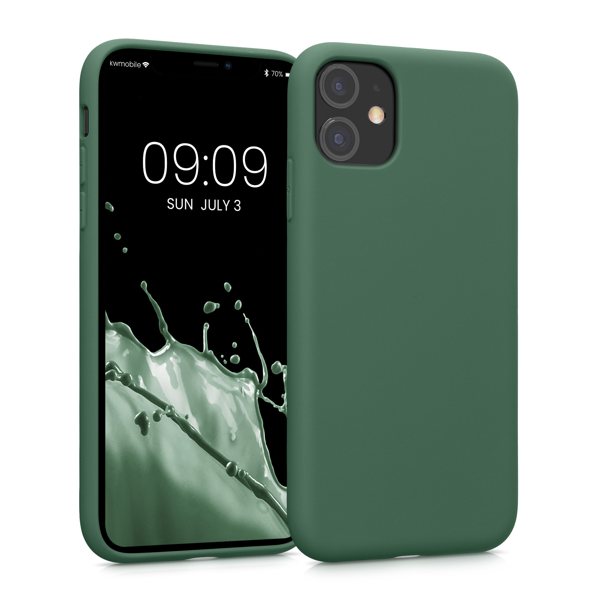 Kryt na mobil kwmobile iPhone 11 Case - tmavě zelená