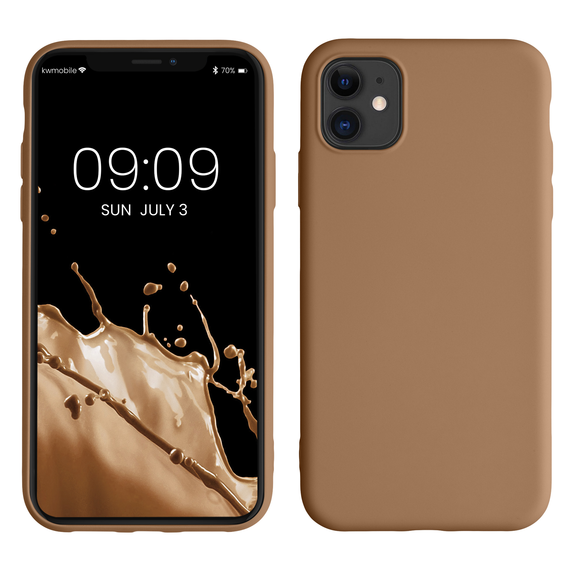 Kryt na mobil kwmobile iPhone 11 Case - cappuccino