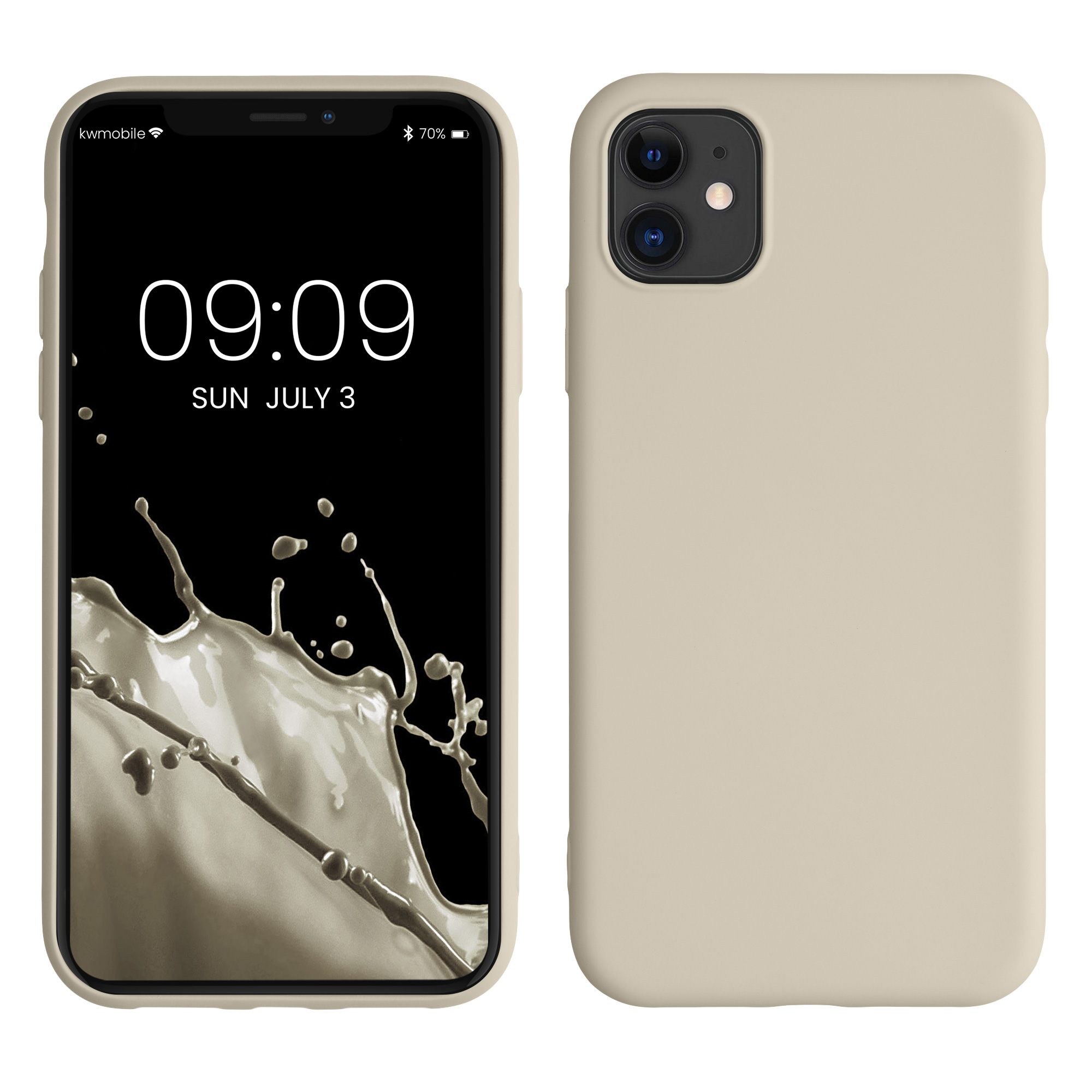 Kryt na mobil kwmobile iPhone 11 Case - krémová