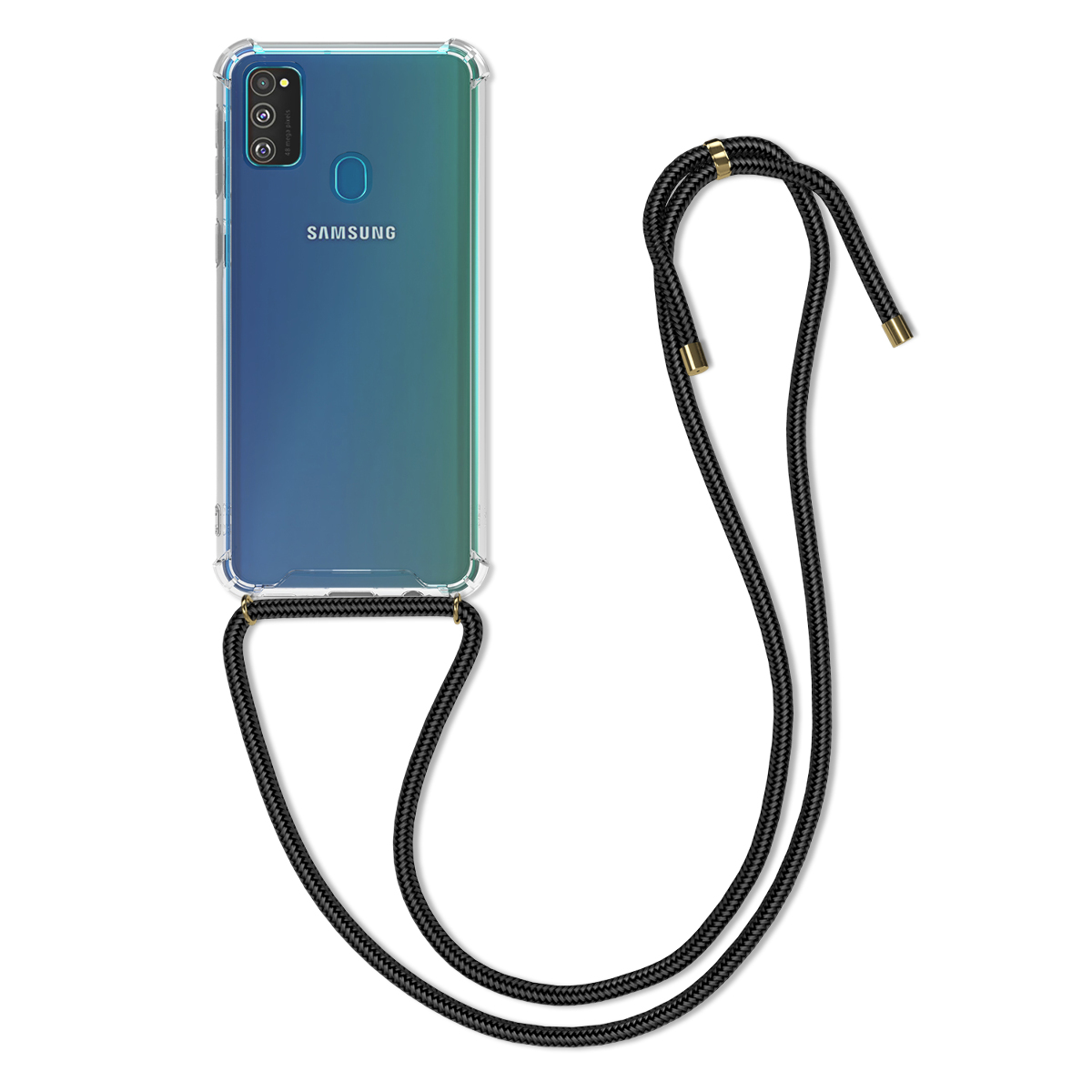 Crossbody kryt na mobil Samsung Galaxy M30s kwmobile transparentní
