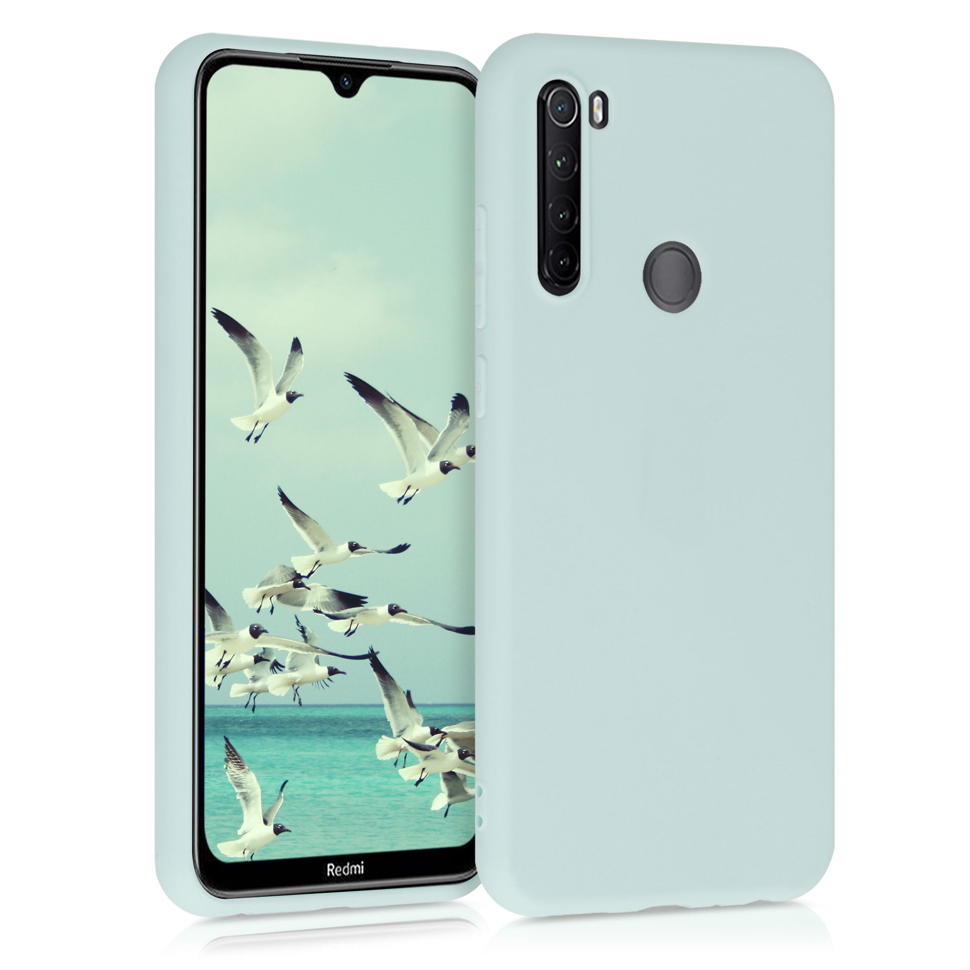 TPU kryt kwmobile pro Xiaomi Redmi Note 8T - studená mátová