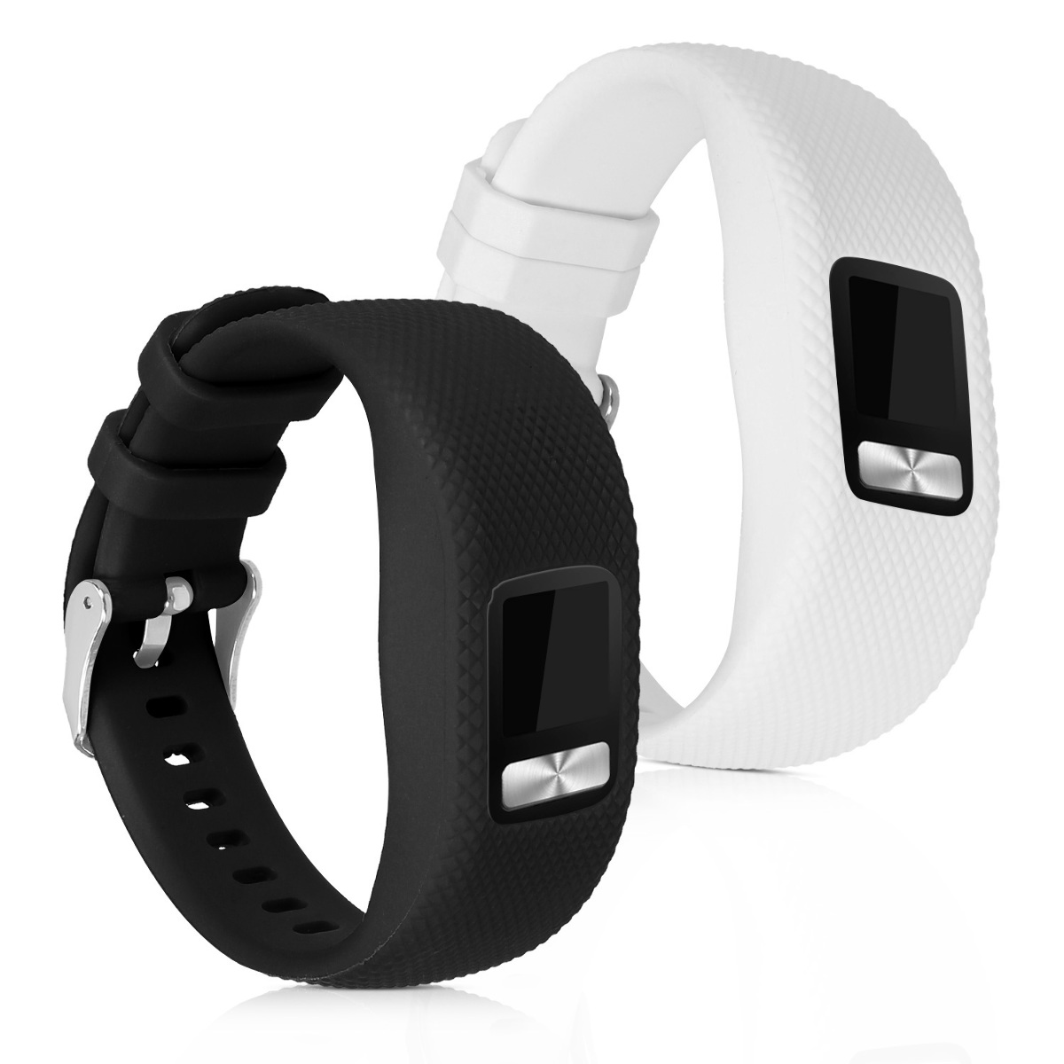 Silikonové řemínky pro Garmin Vivofit 4, 2 ks, velikost S kwmobile