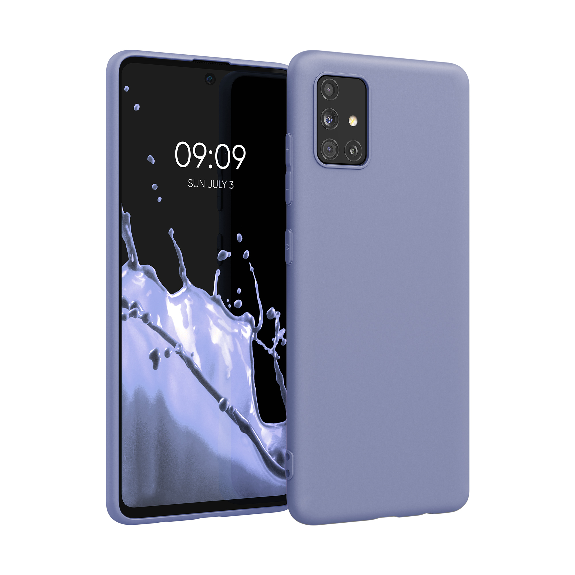Kryt na mobil Samsung Galaxy A51 kwmobile TPU Levandulová šedá