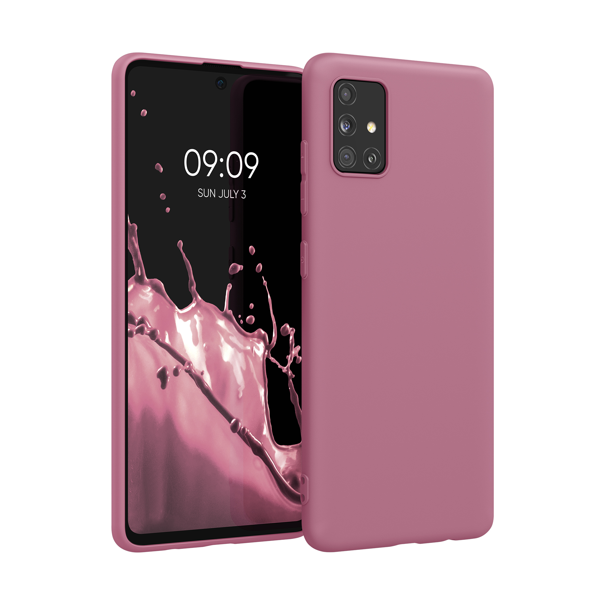 Kryt na mobil Samsung Galaxy A51 kwmobile TPU Tmavě růžová