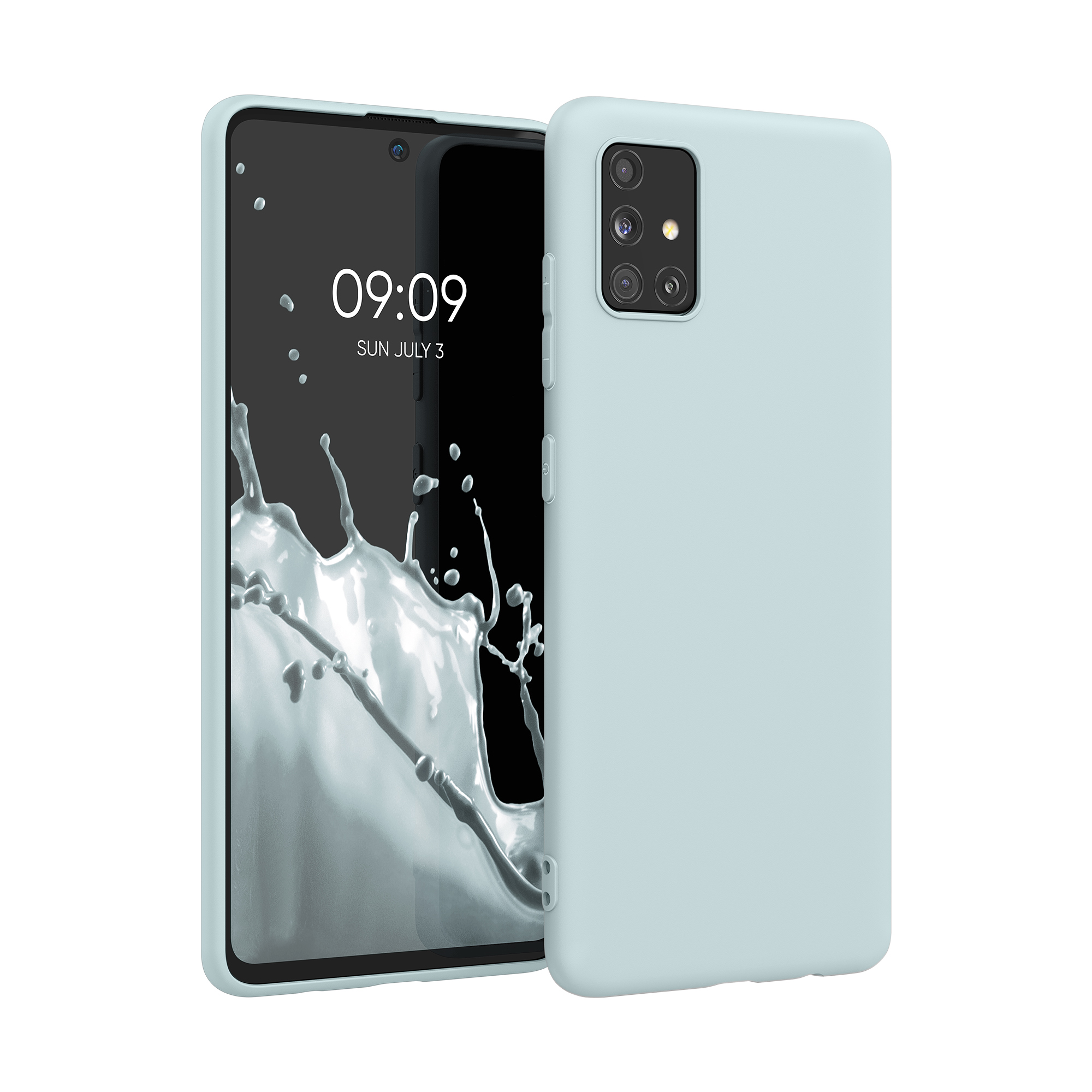 Kryt na mobil Samsung Galaxy A51 kwmobile TPU Chladná mátová