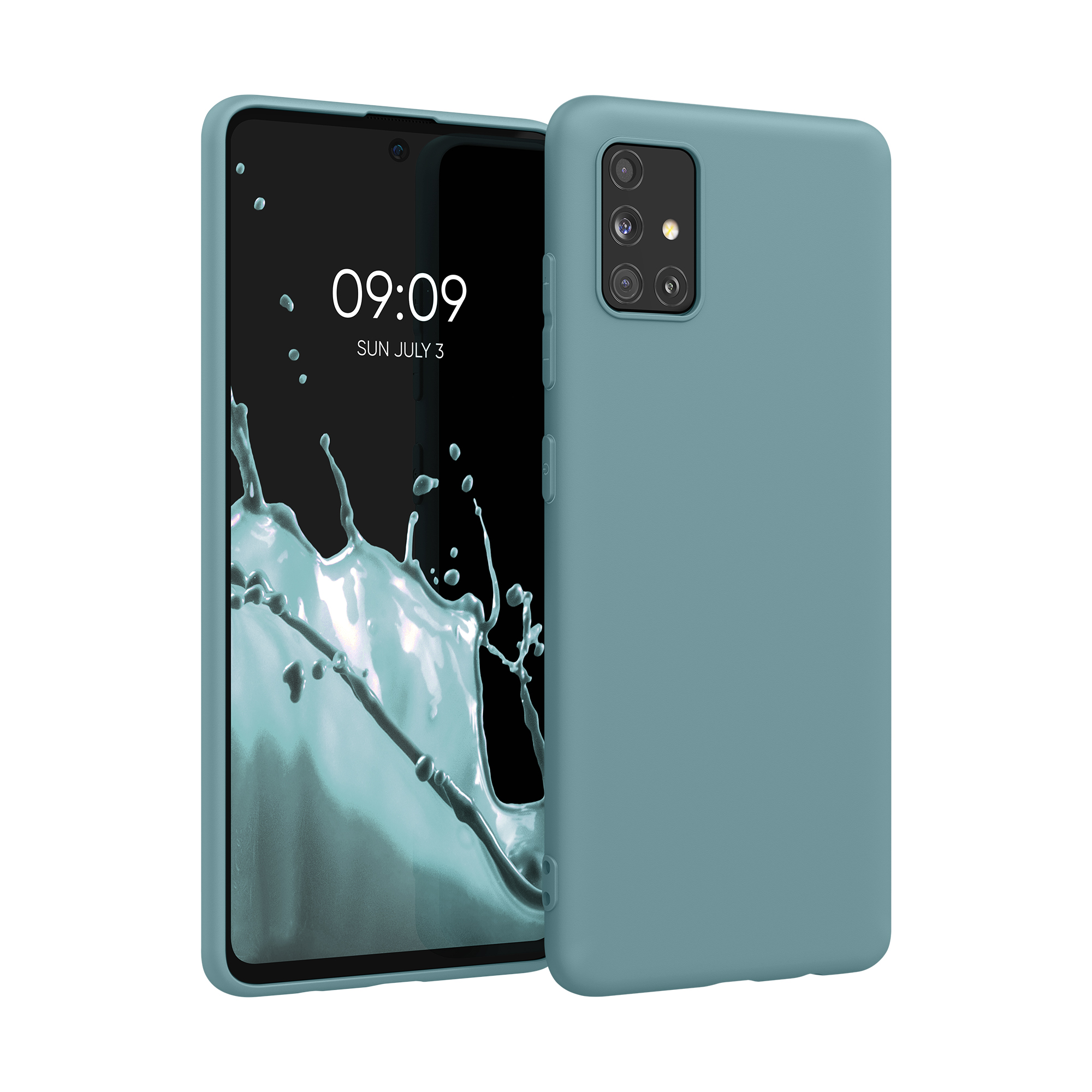 Kryt na mobil Samsung Galaxy A51 kwmobile TPU Arktická noc