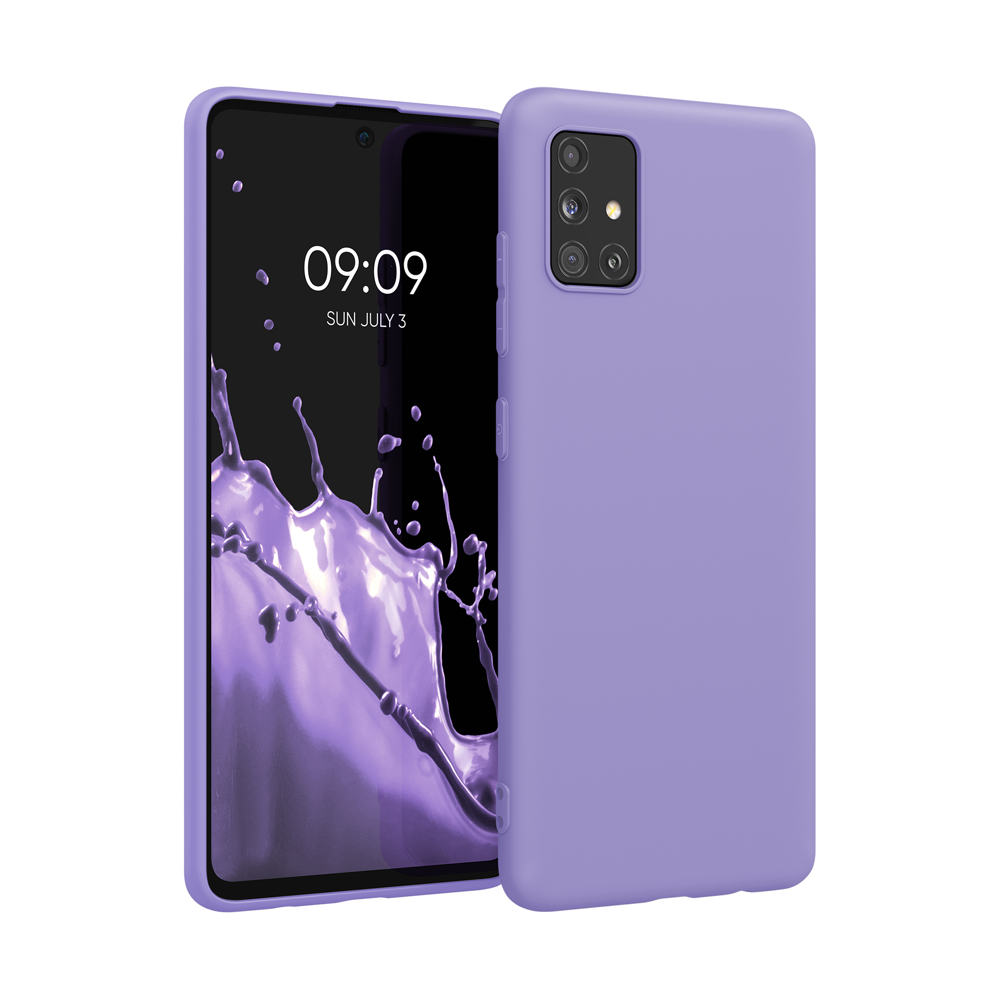Kryt na mobil Samsung Galaxy A51 kwmobile TPU Fialová