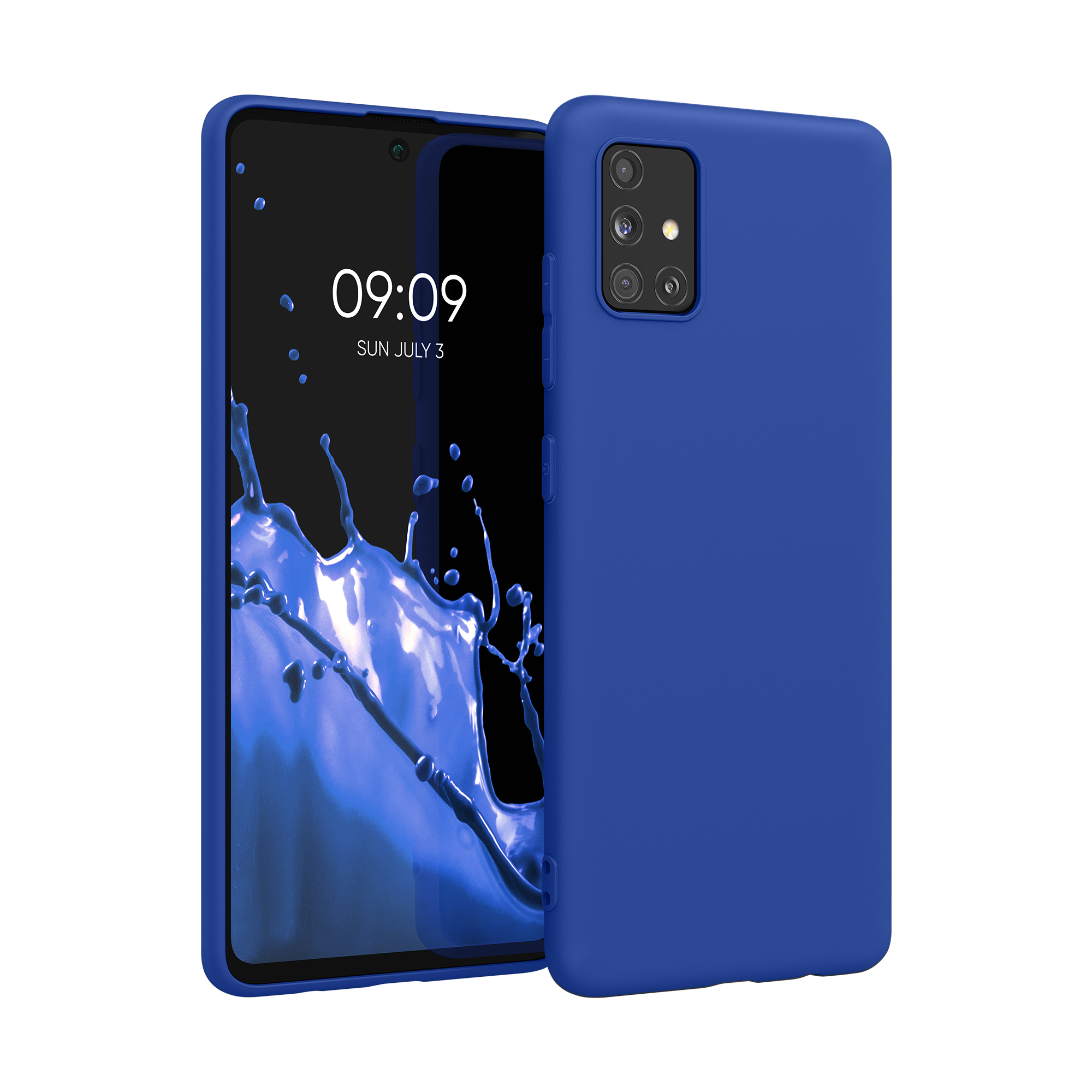 Kryt na mobil Samsung Galaxy A51 kwmobile TPU Baltická modrá