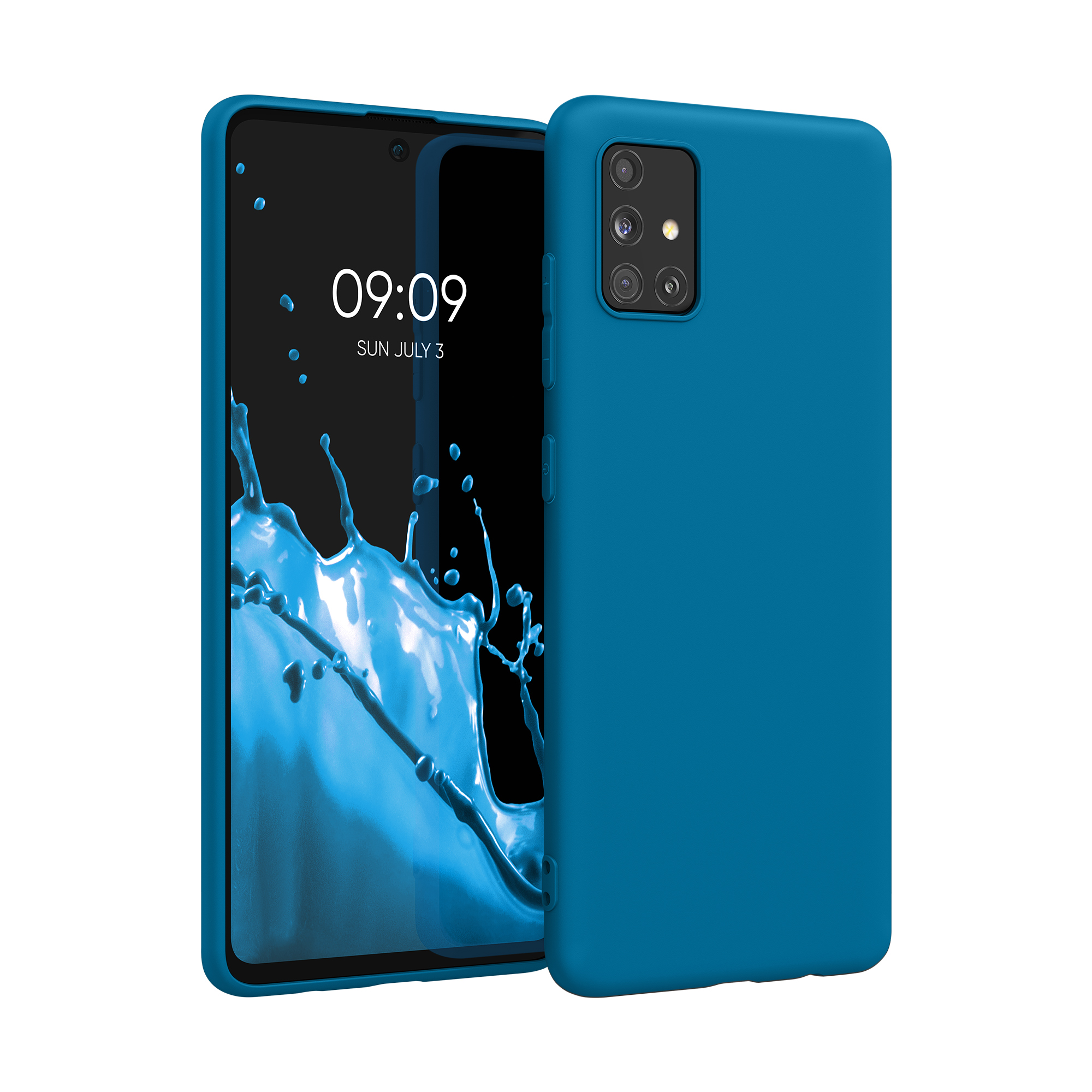 Kryt na mobil Samsung Galaxy A51 kwmobile TPU Modrý útes