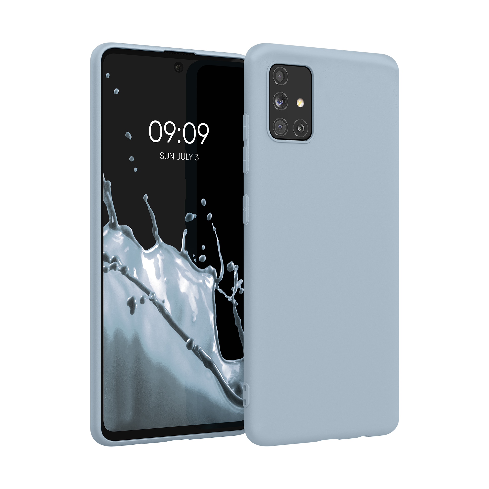 Kryt na mobil Samsung Galaxy A51 kwmobile TPU Light Blue Matte