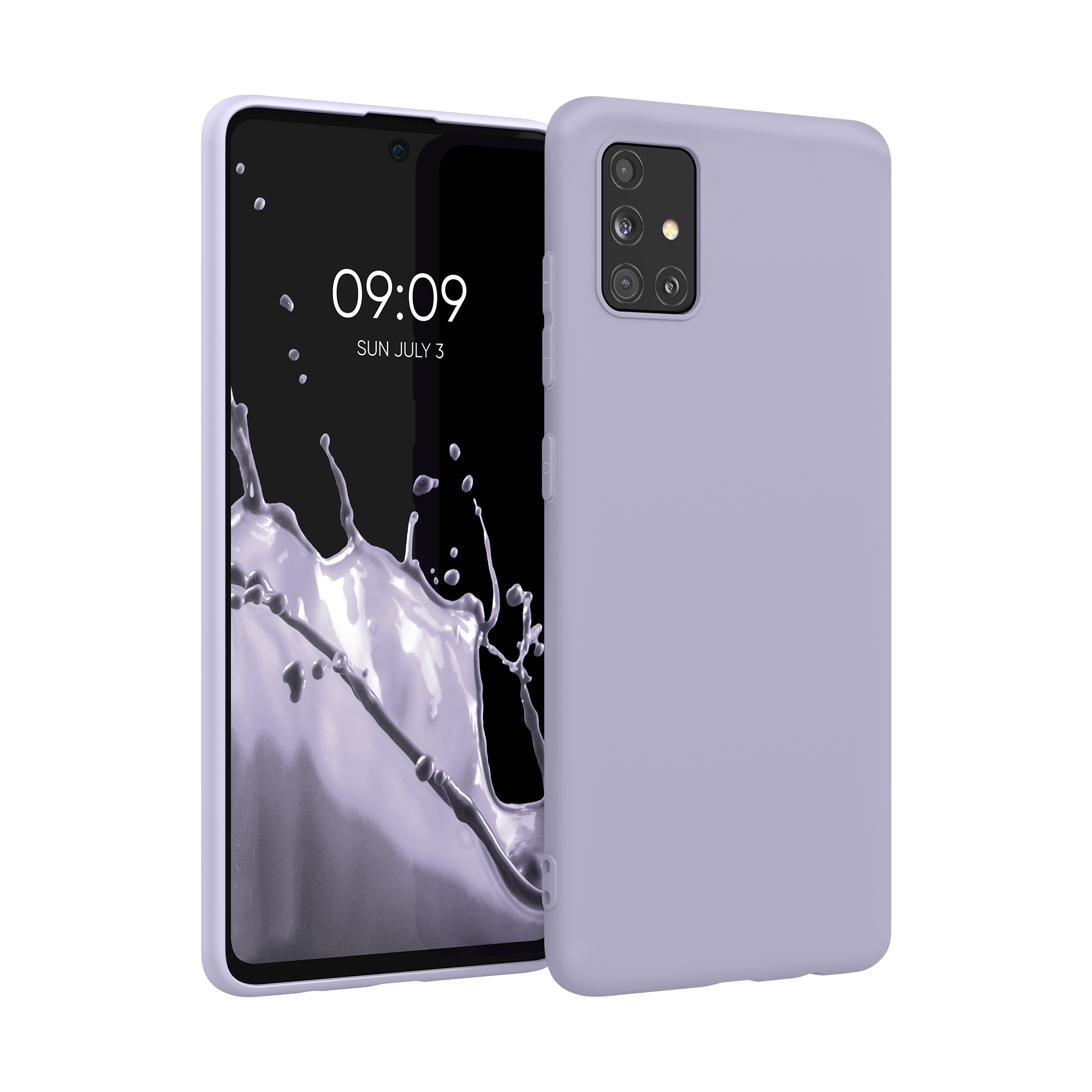 Kryt na mobil Samsung Galaxy A51 kwmobile TPU Světlá levandule
