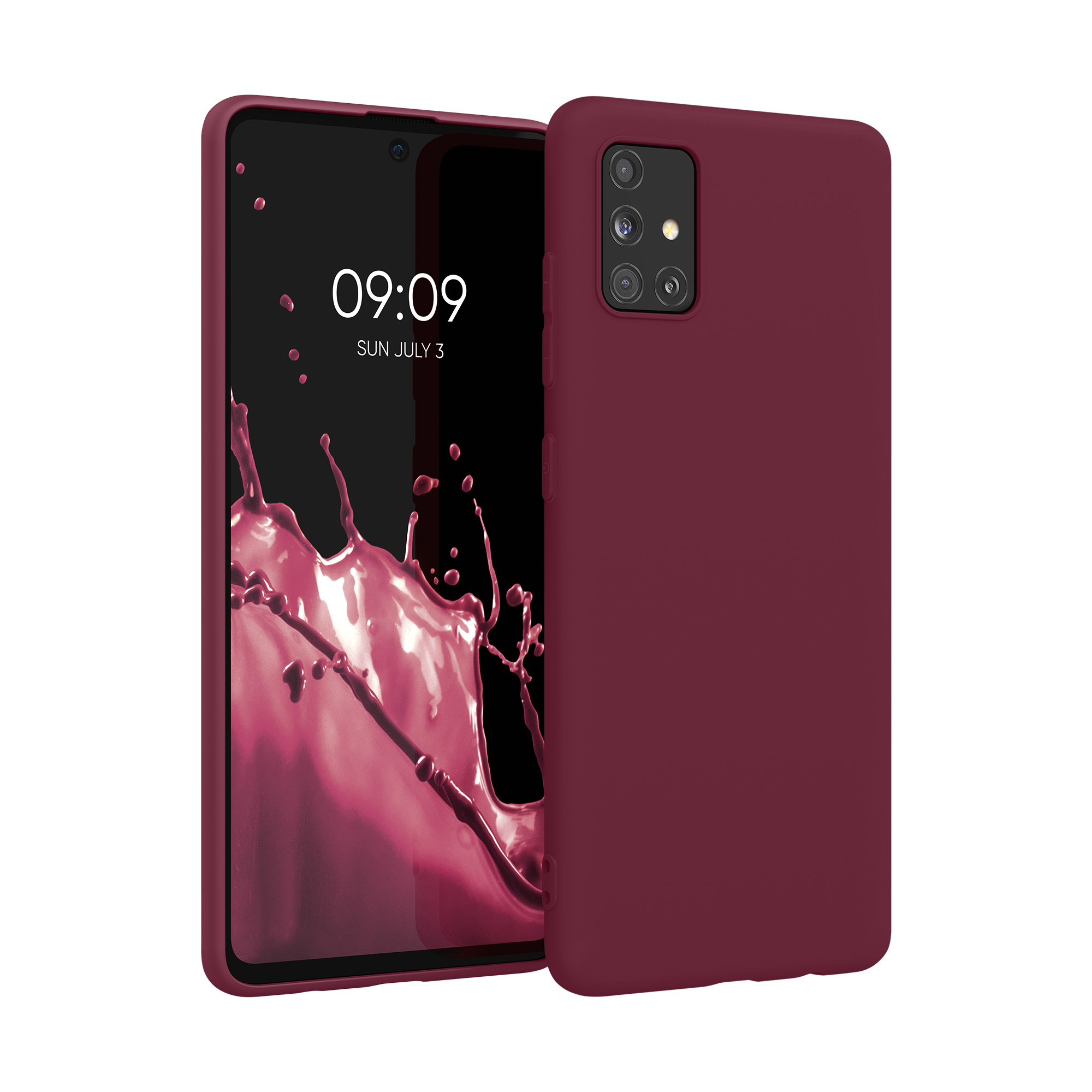 Kryt na mobil Samsung Galaxy A51 kwmobile TPU Purpurová magenta