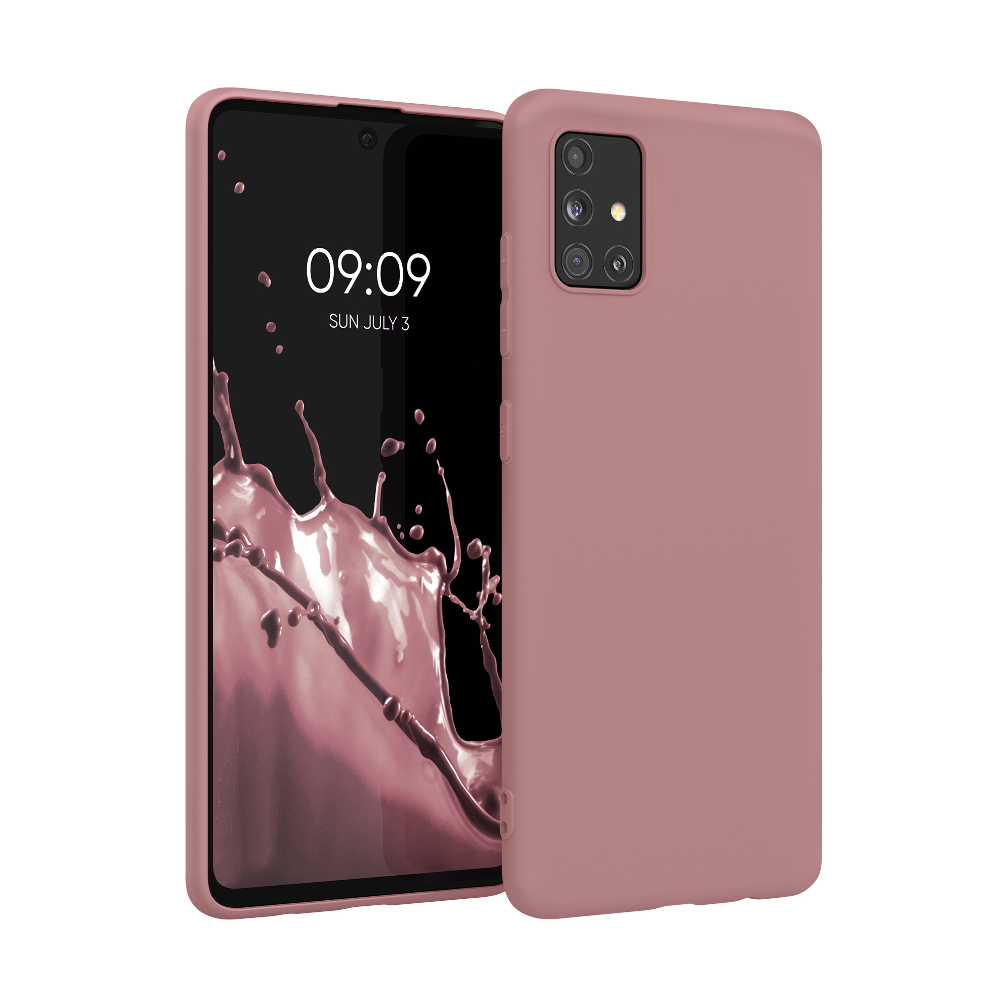 Pouzdro pro Samsung Galaxy A51 kwmobile TPU - starorůžová