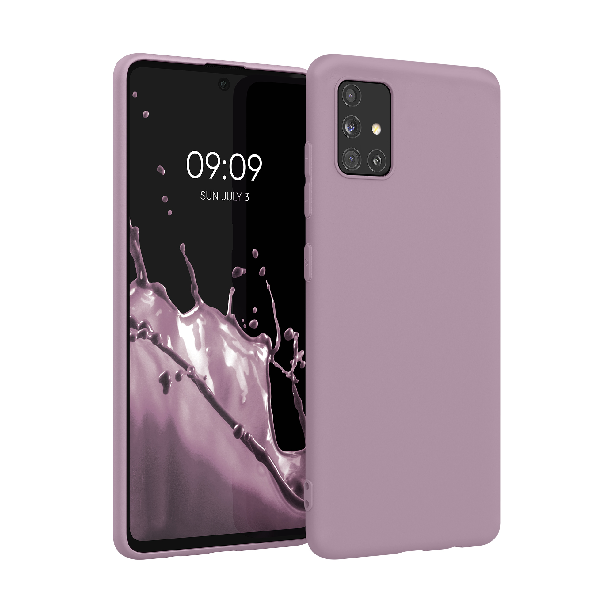 Kryt na mobil Samsung Galaxy A51 kwmobile TPU Nahá lila