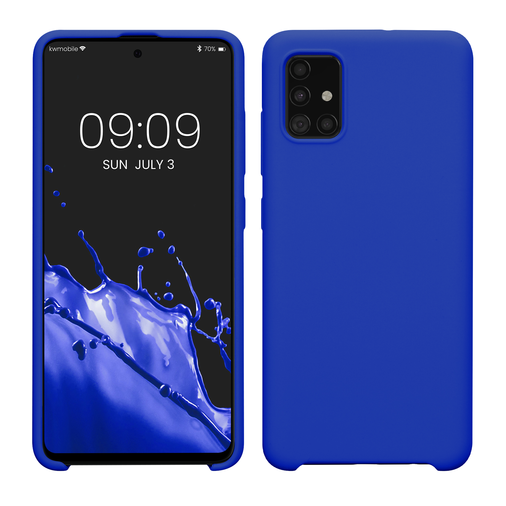 Kryt na mobil Samsung Galaxy A51 kwmobile TPU Baltická modrá