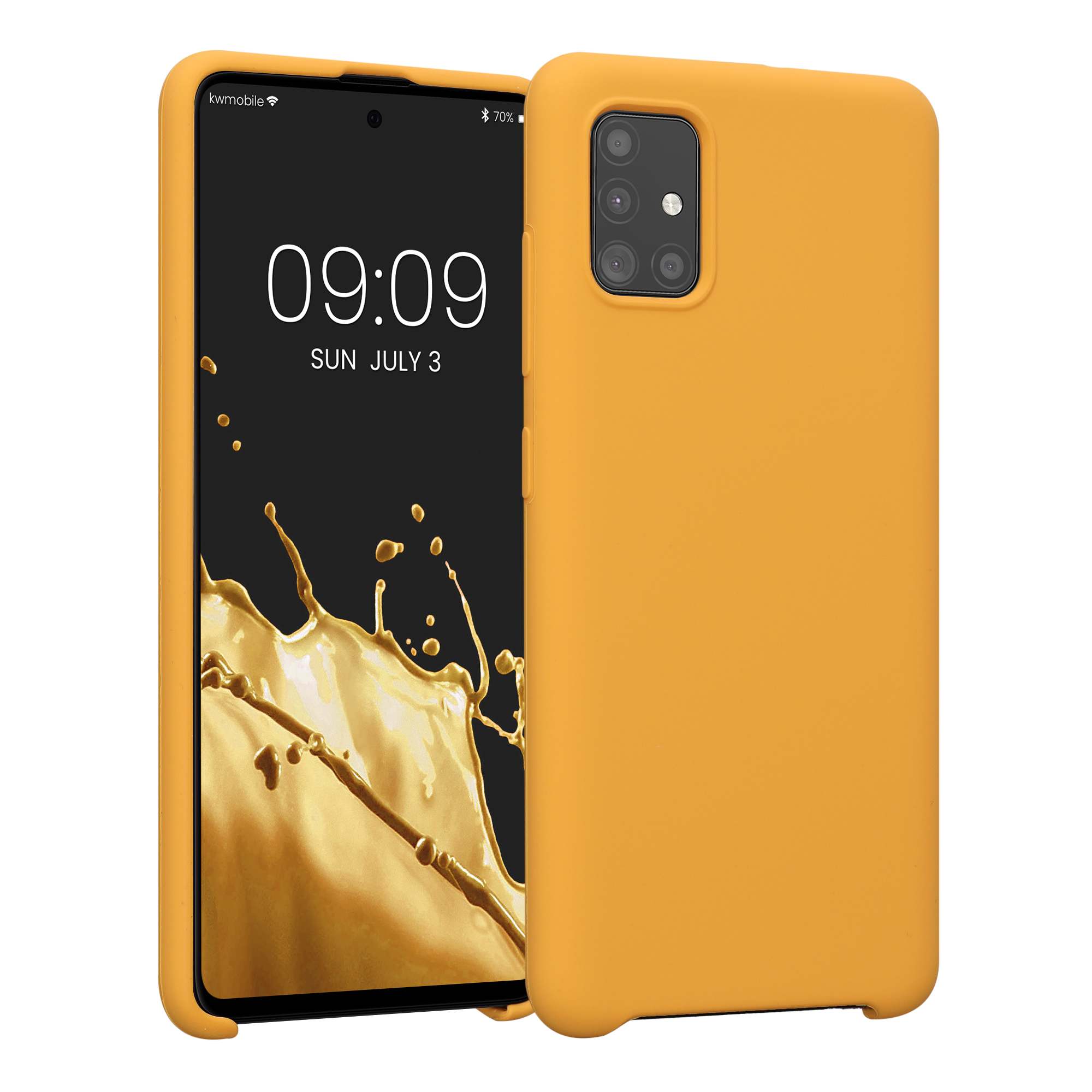 Kryt na mobil Samsung Galaxy A51 kwmobile TPU Mango