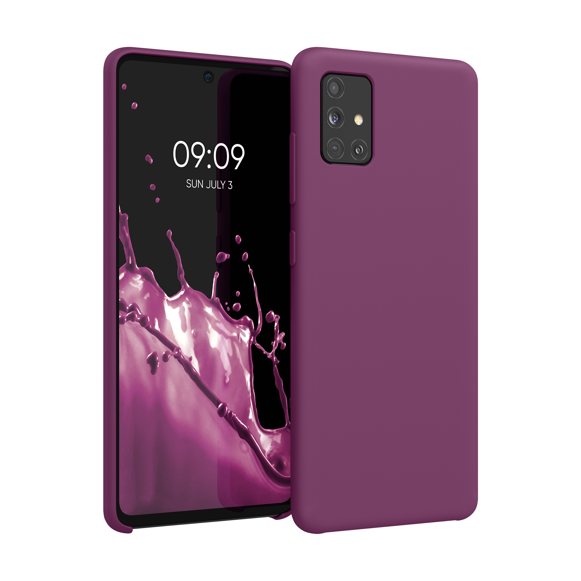 Kryt na mobil Samsung Galaxy A51 kwmobile TPU Purpurová magenta