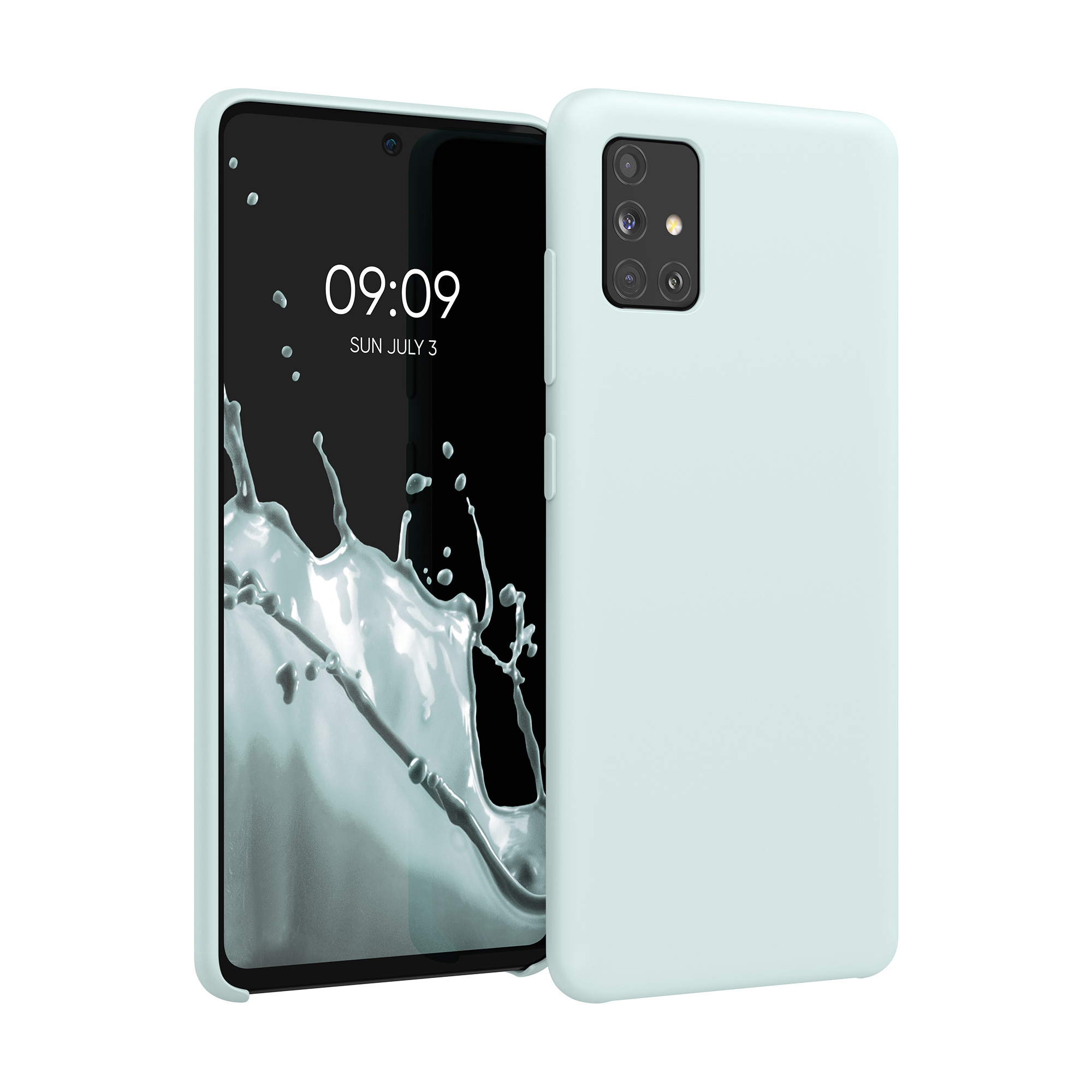 Kryt na mobil Samsung Galaxy A51 kwmobile TPU Chladná mátová