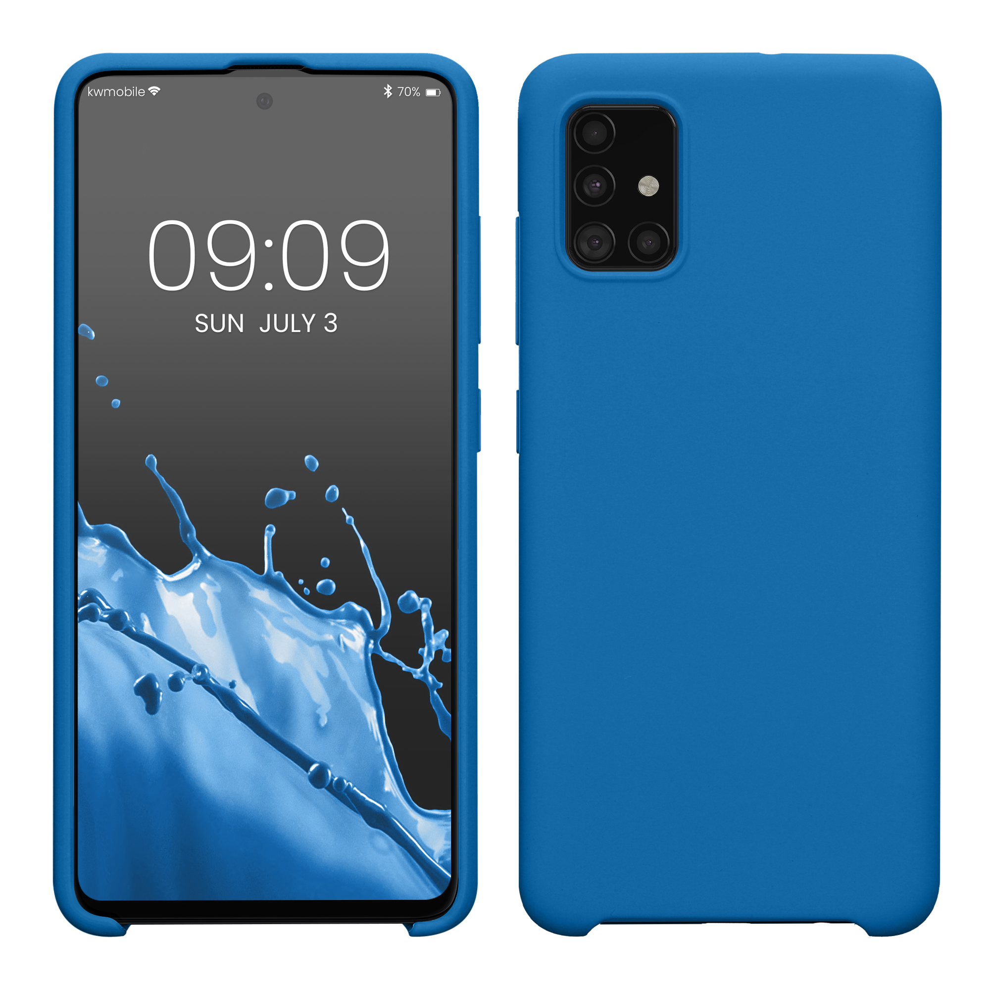 Kryt na mobil Samsung Galaxy A51 kwmobile TPU Modrý útes