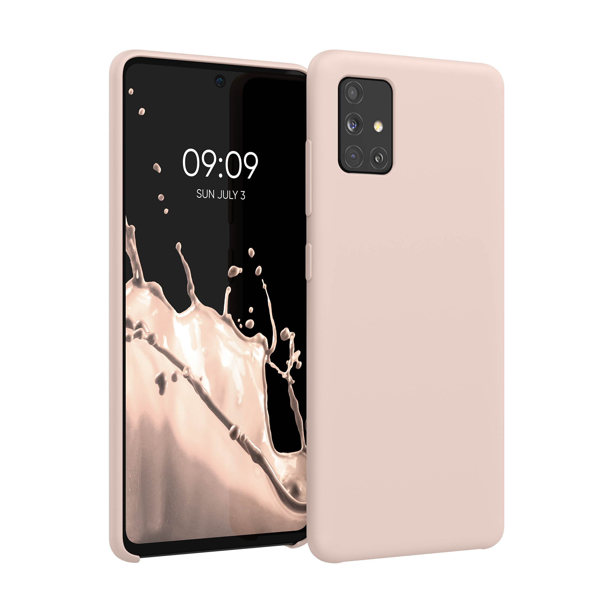 Kryt na mobil Samsung Galaxy A51 kwmobile TPU Matná antická růžová