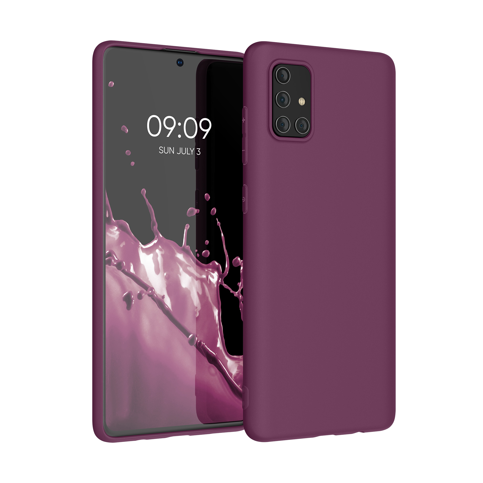 Kryt na mobil Samsung Galaxy A71 kwmobile TPU Magenta Purple