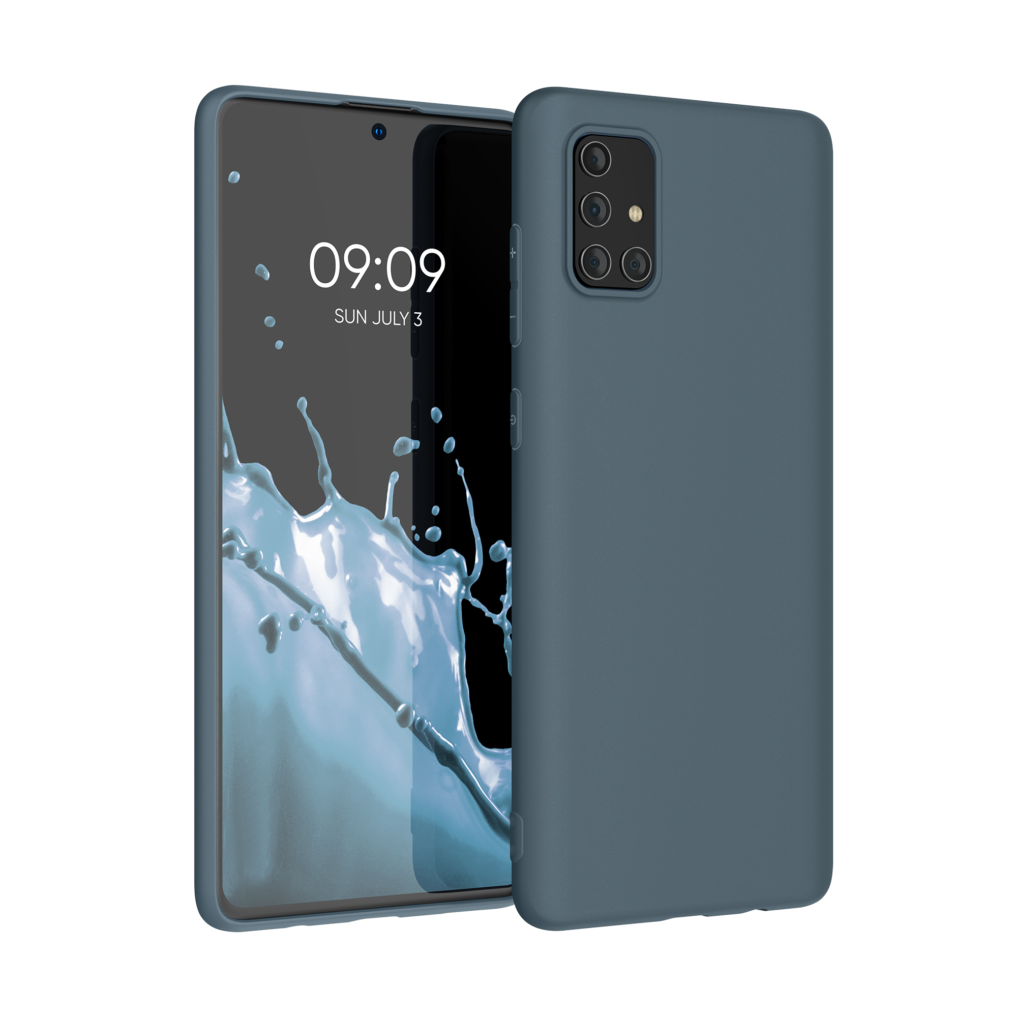 Kryt na mobil Samsung Galaxy A71 kwmobile TPU tmavě břidlicový