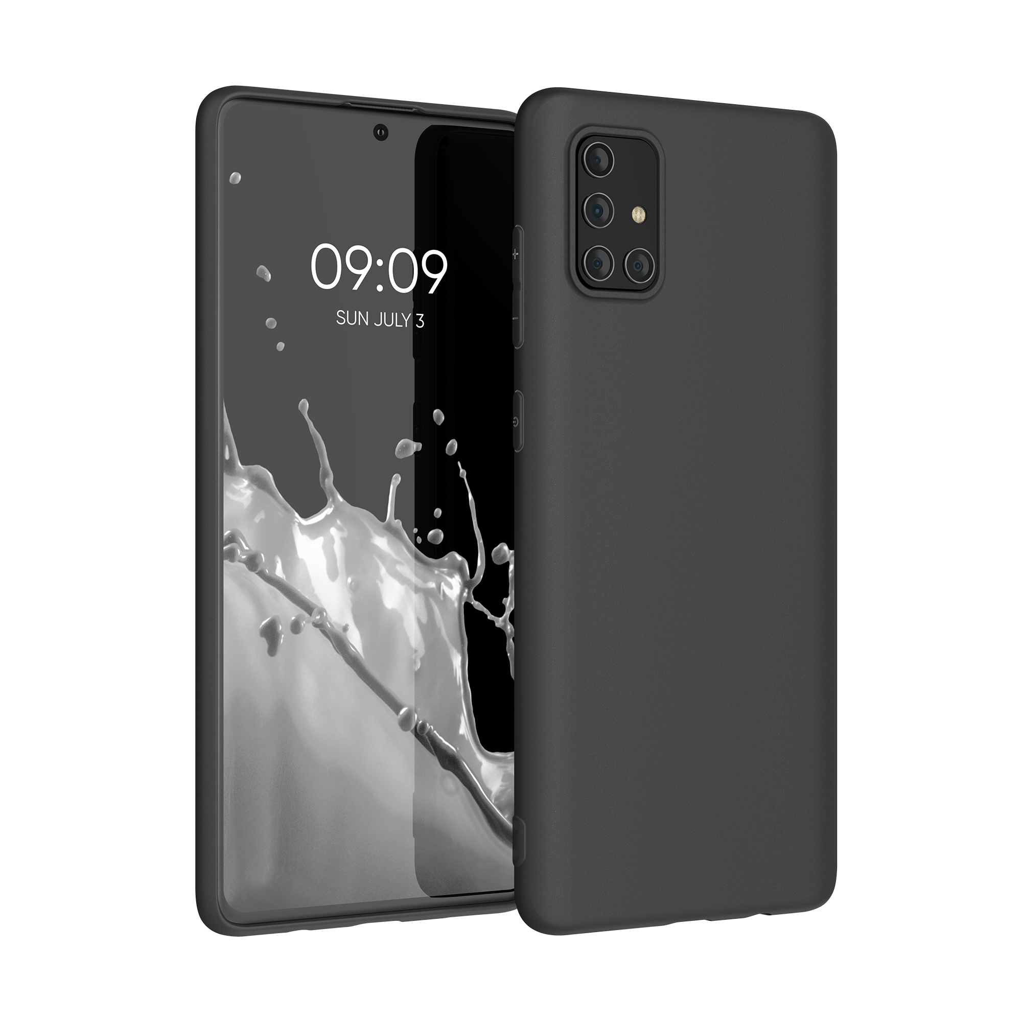Kryt na mobil Samsung Galaxy A71 kwmobile TPU matně černý
