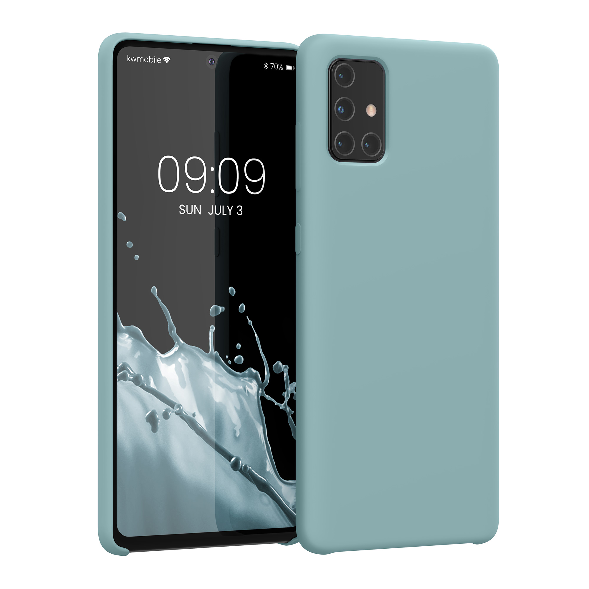 Kryt na mobil Samsung Galaxy A71 kwmobile TPU Arctic Night
